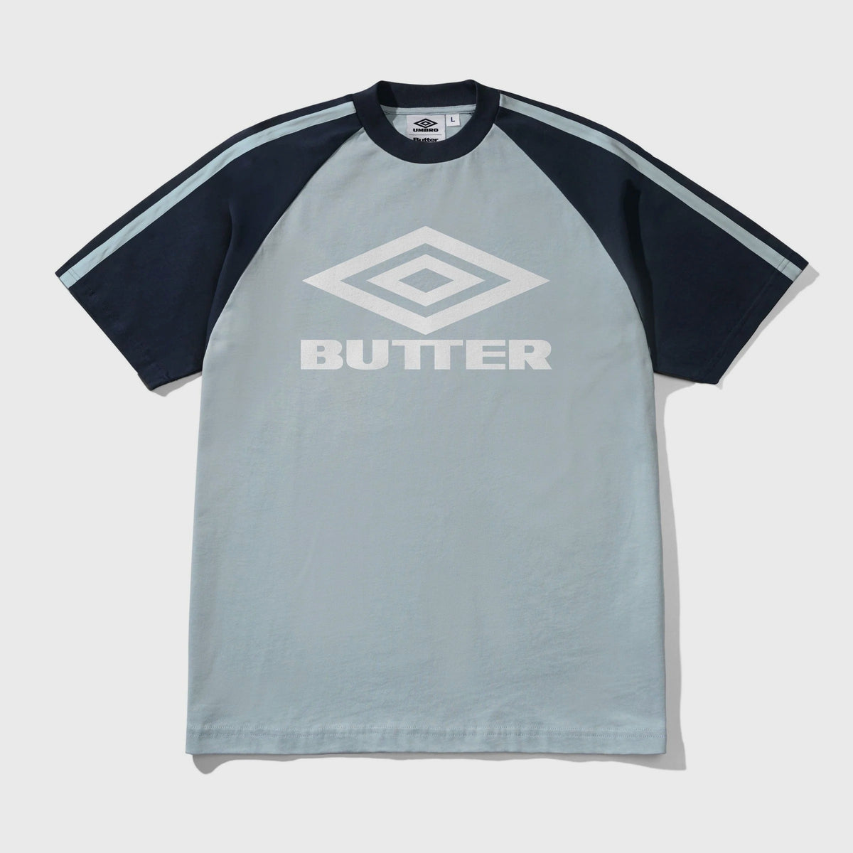 Butter Goods x Umbro Raglan Tee Slate/Navy
