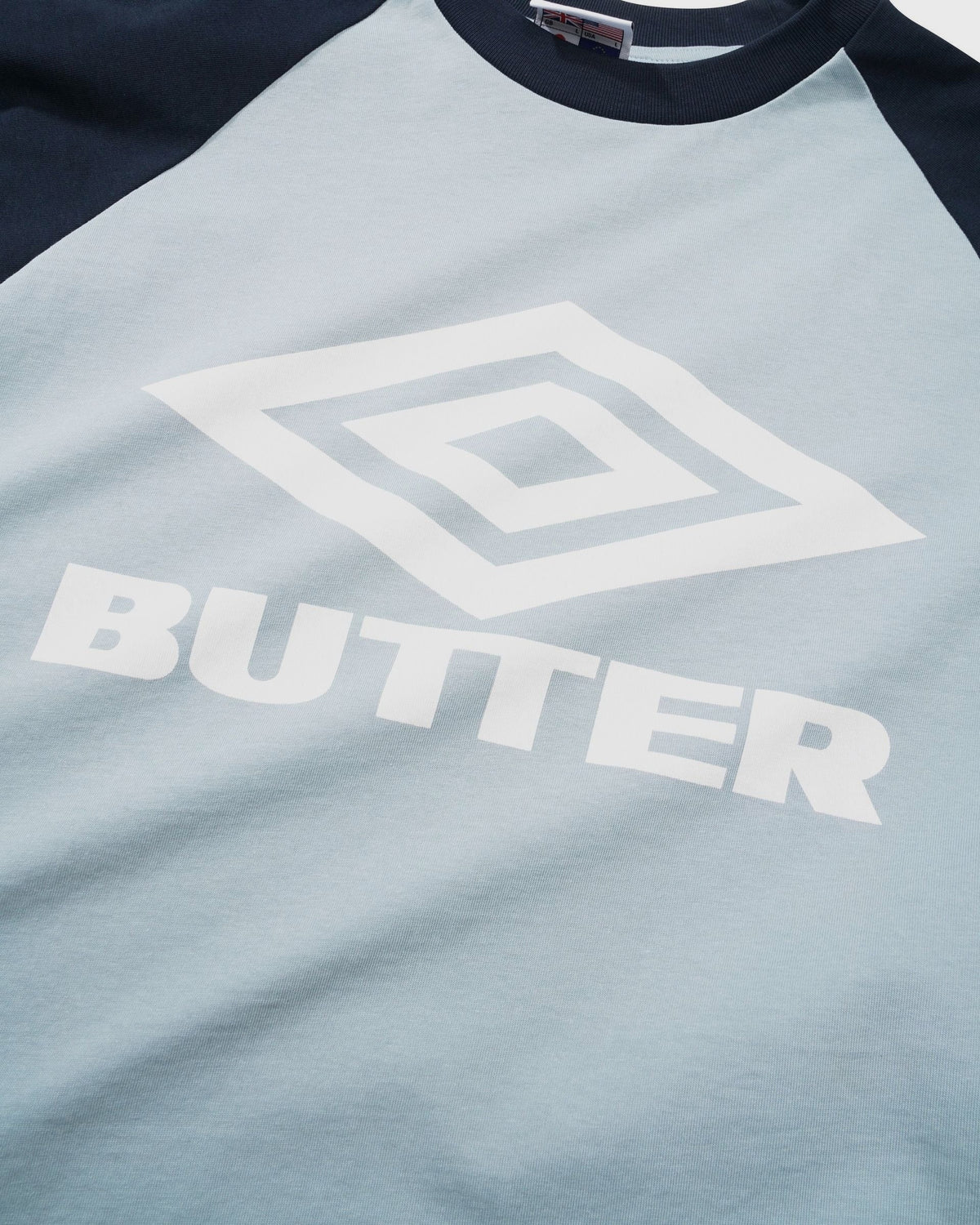 Butter Goods x Umbro Raglan Tee Slate/Navy