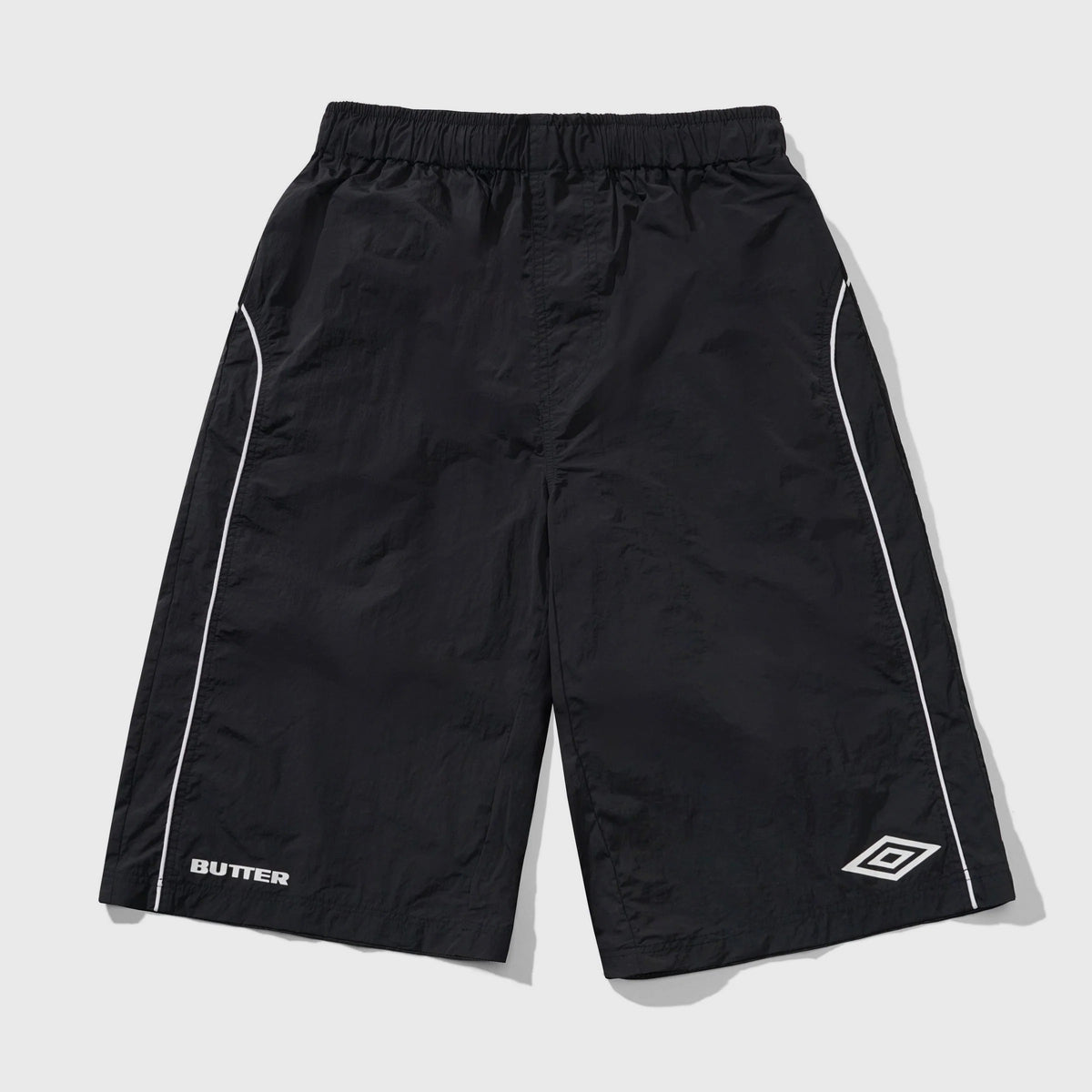 Butter Goods x Umbro Long Track Shorts Black