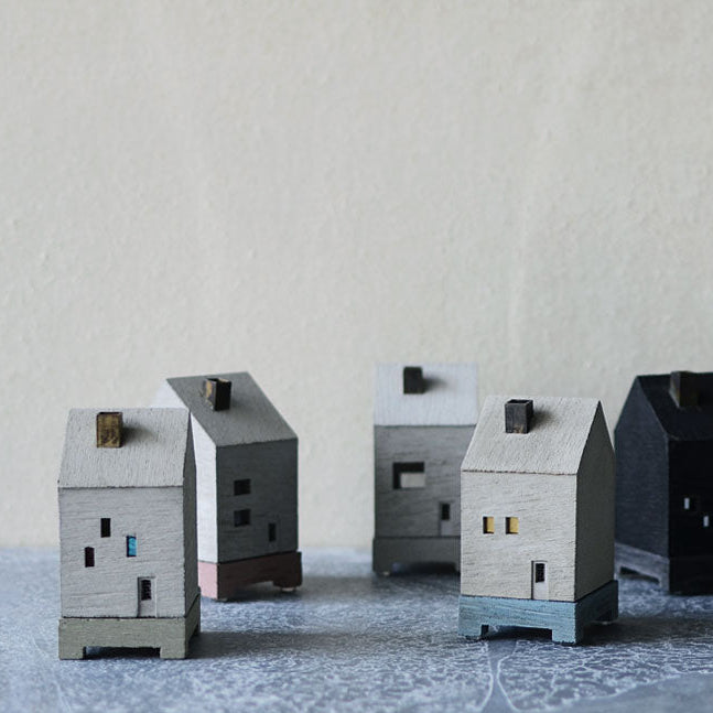 House Incense Pot Blue