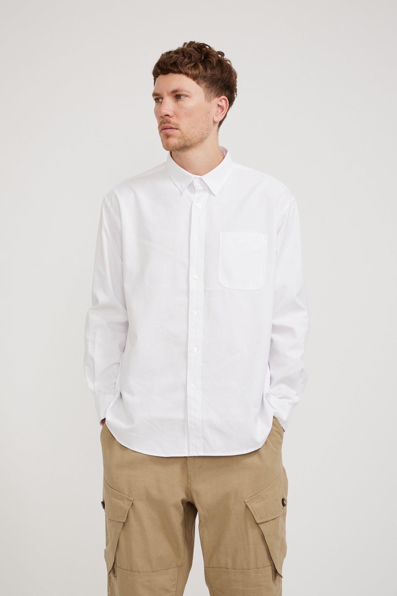 Frizmworks | OG Oxford Oversized Shirt White | Maplestore
