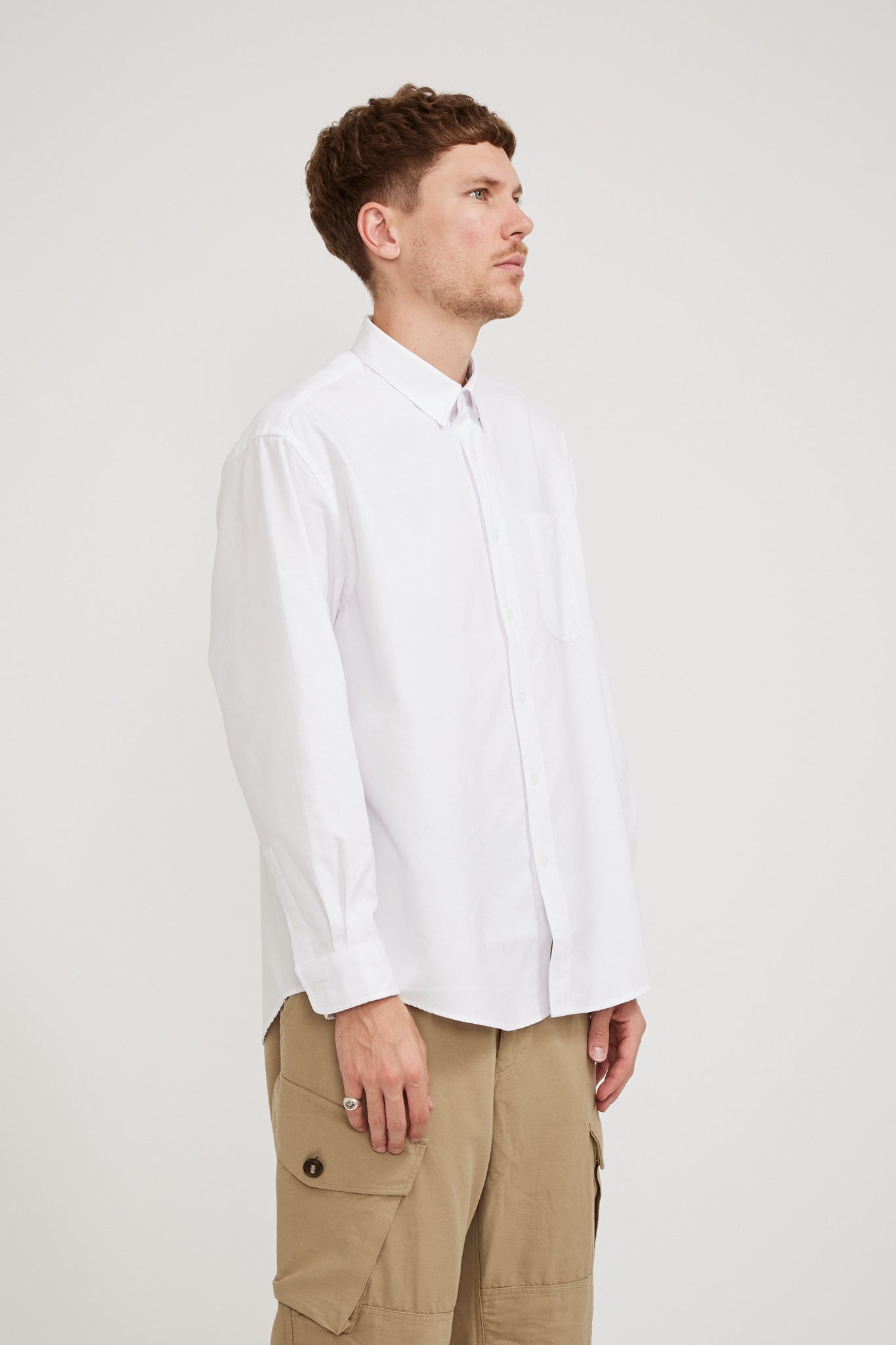Frizmworks | OG Oxford Oversized Shirt White | Maplestore
