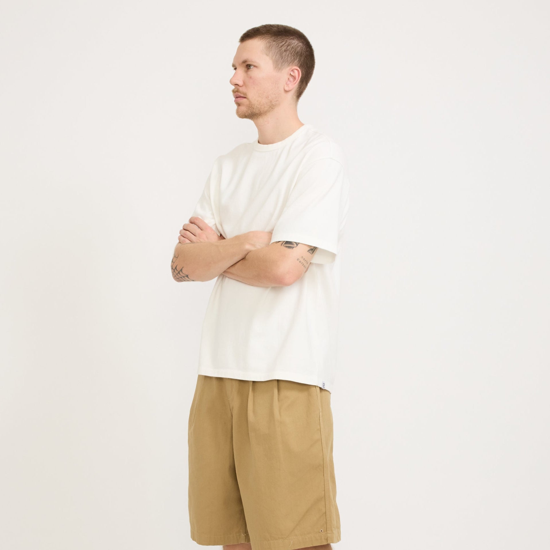 Eastlogue | Loose Fit T-Shirt Off White | Maplestore