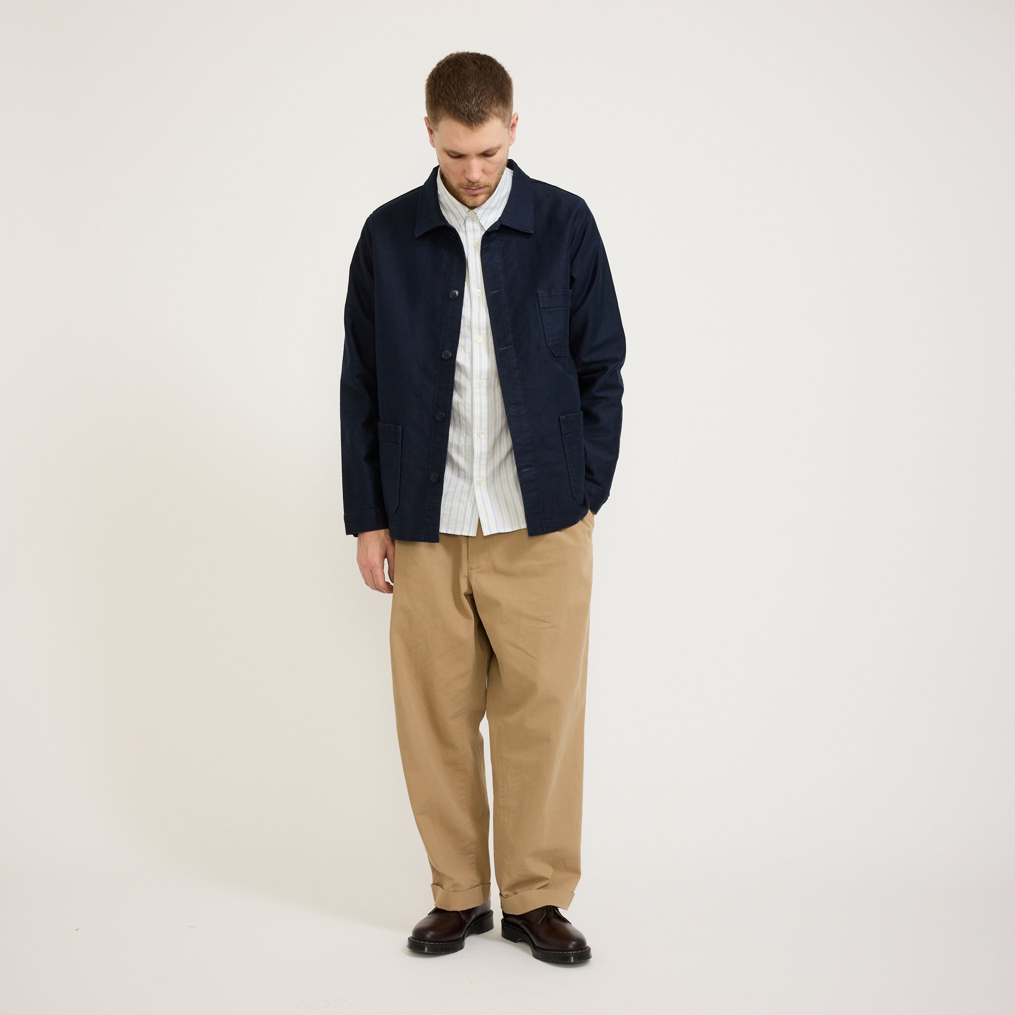 Le Mont Saint Michel | Genuine Work Jacket Navy | Maplestore