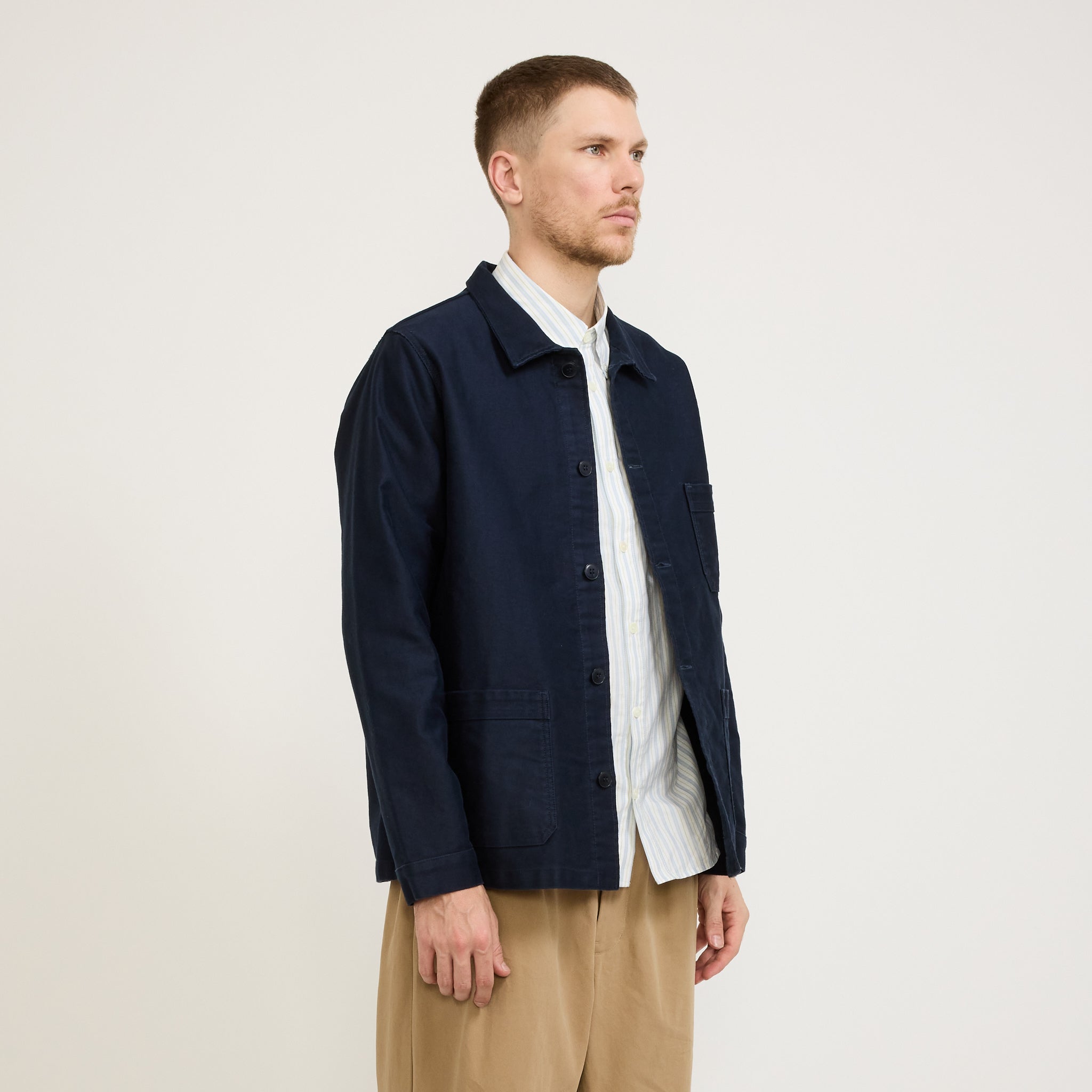 Le Mont Saint Michel | Genuine Work Jacket Navy | Maplestore
