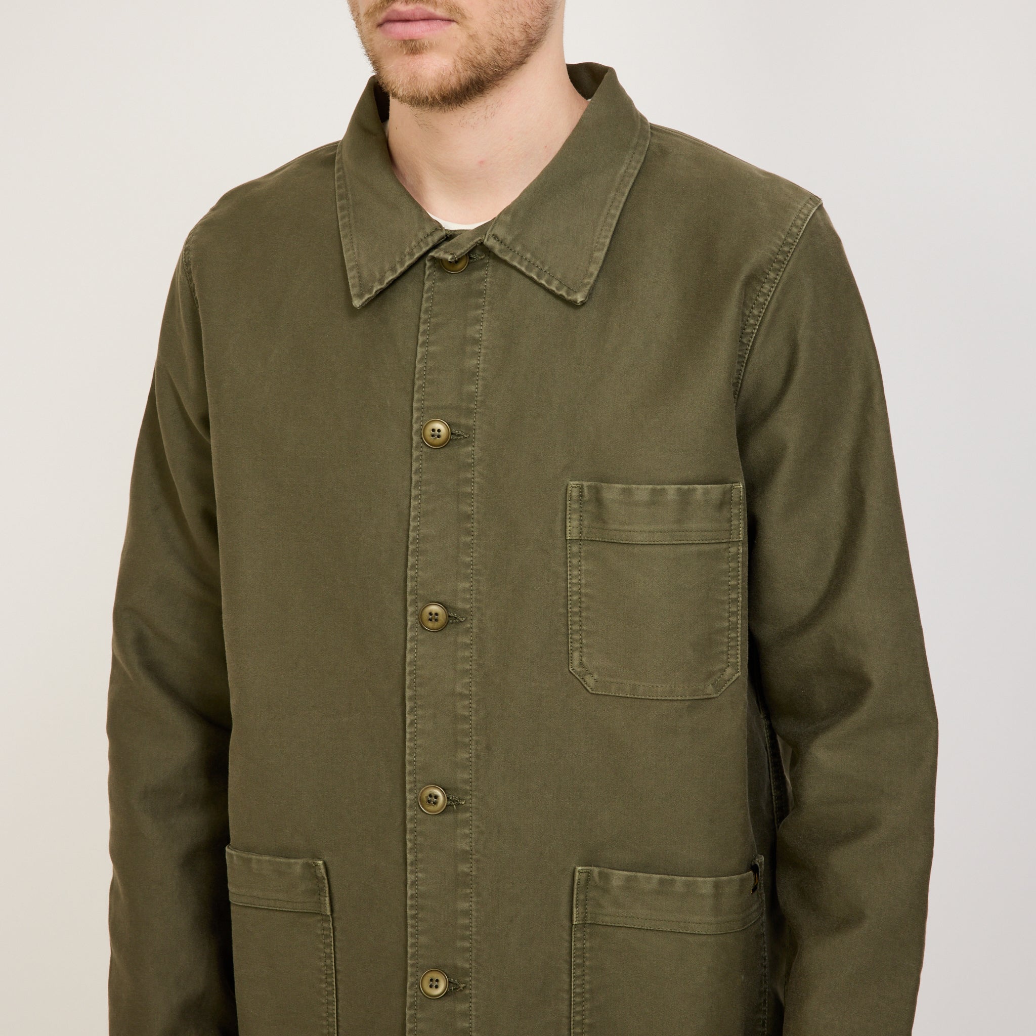 Le Mont Saint Michel | Genuine Work Jacket Kaki | Maplestore