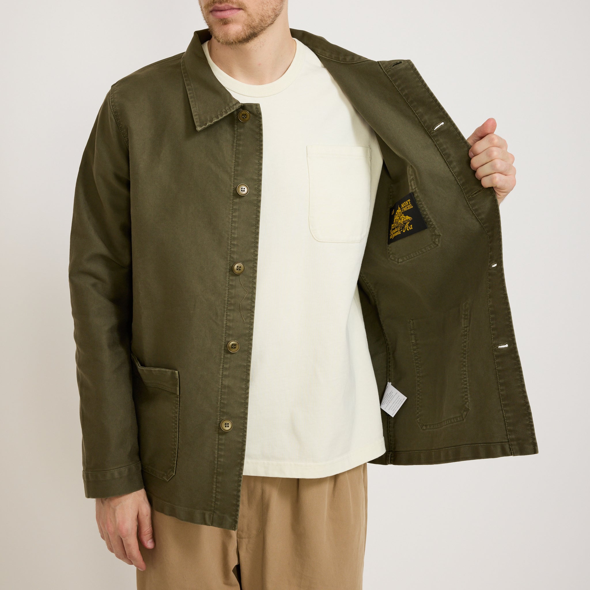 Le Mont Saint Michel | Genuine Work Jacket Kaki | Maplestore