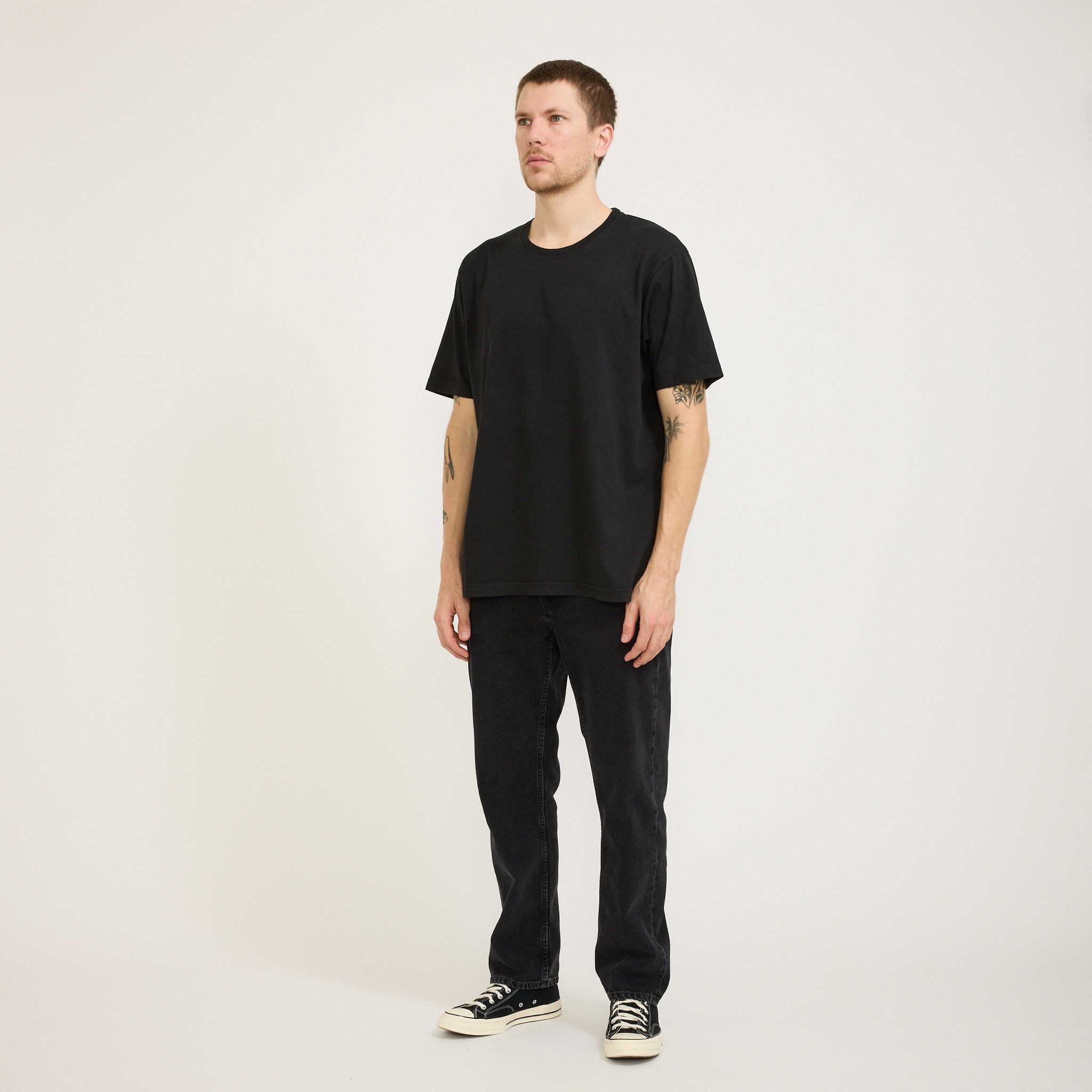 Nudie Jeans Co. | Uno Everyday T-Shirt Black | Maplestore