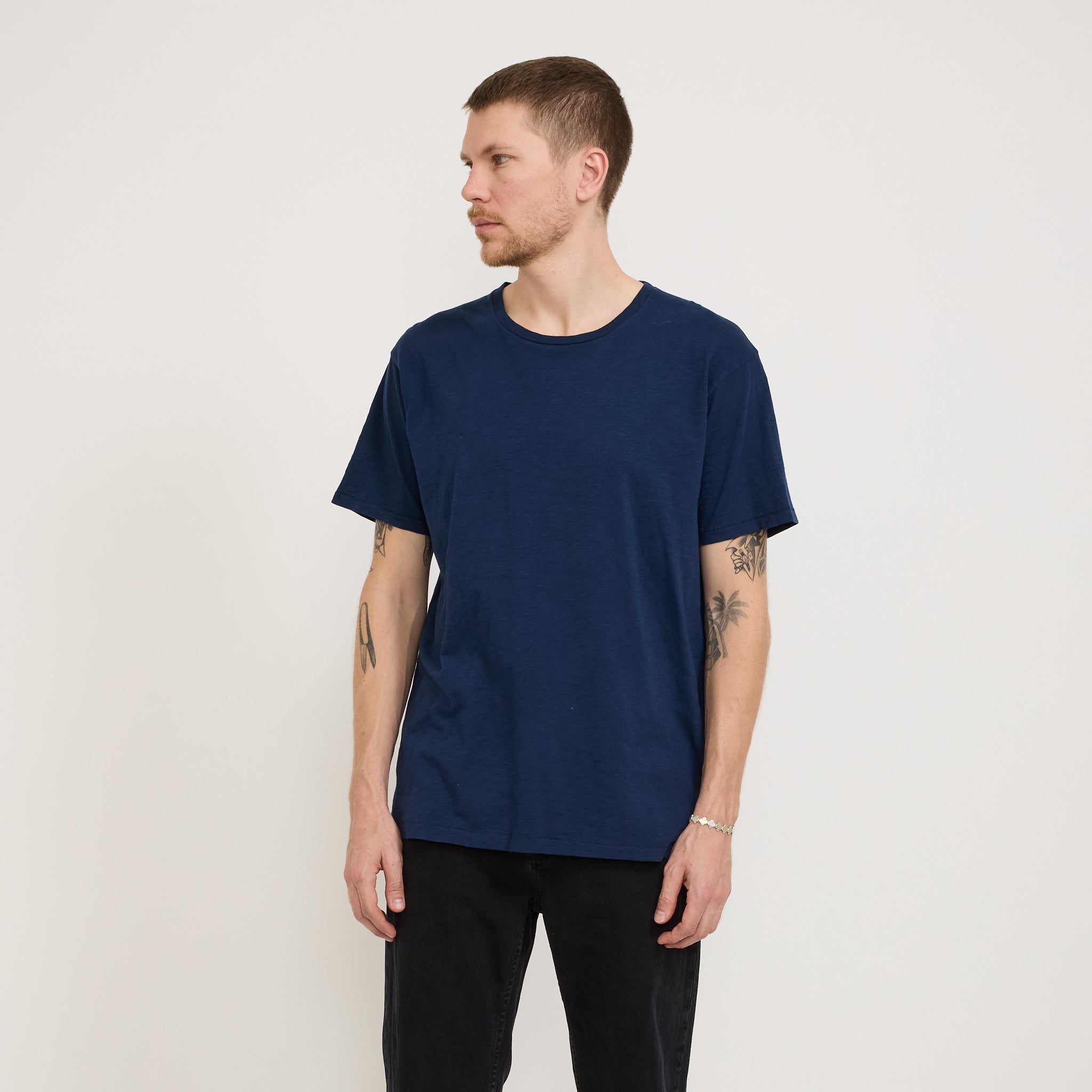 【ネイビー（40）】PHILIPPINE RELAXED FIT SS TEE Roffe T-Shirt French Blue | Maplestore