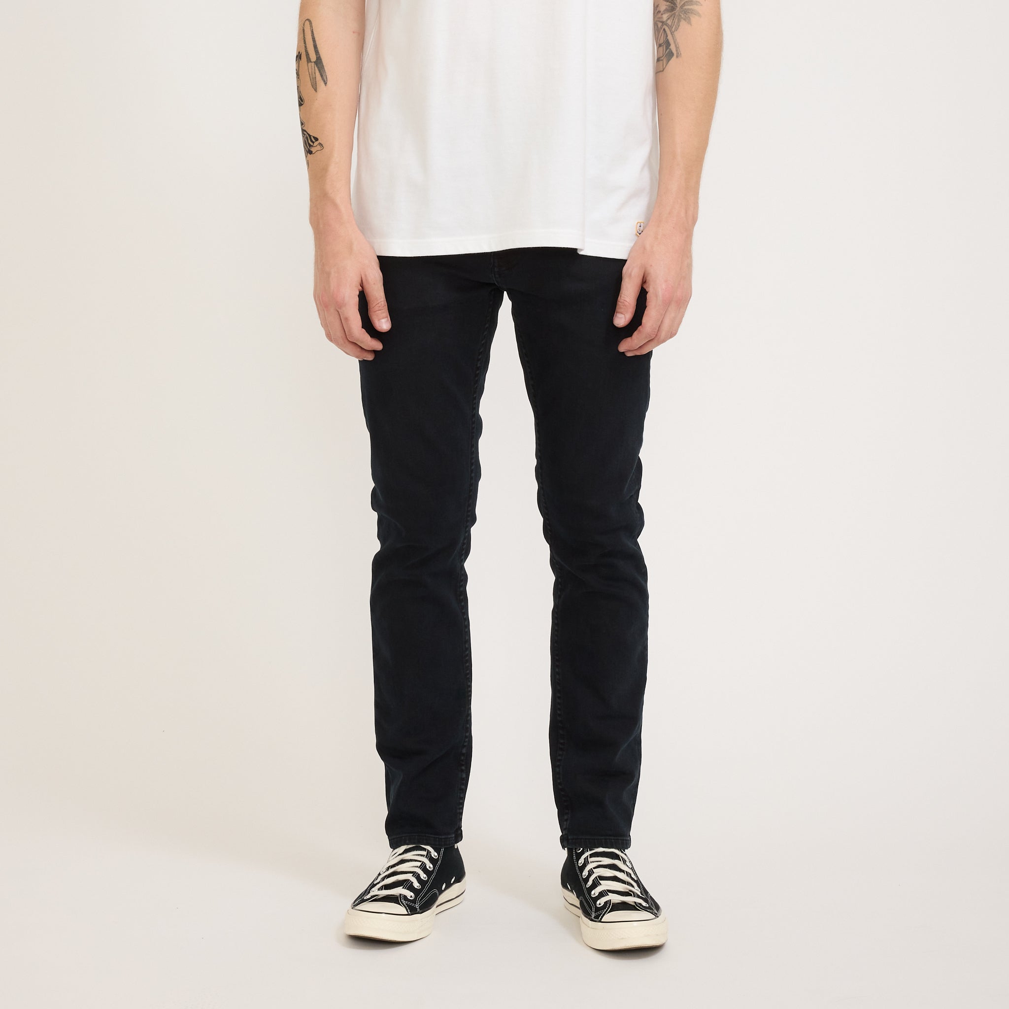 Nudie Jeans Co. | Lean Dean Black Skies | Maplestore