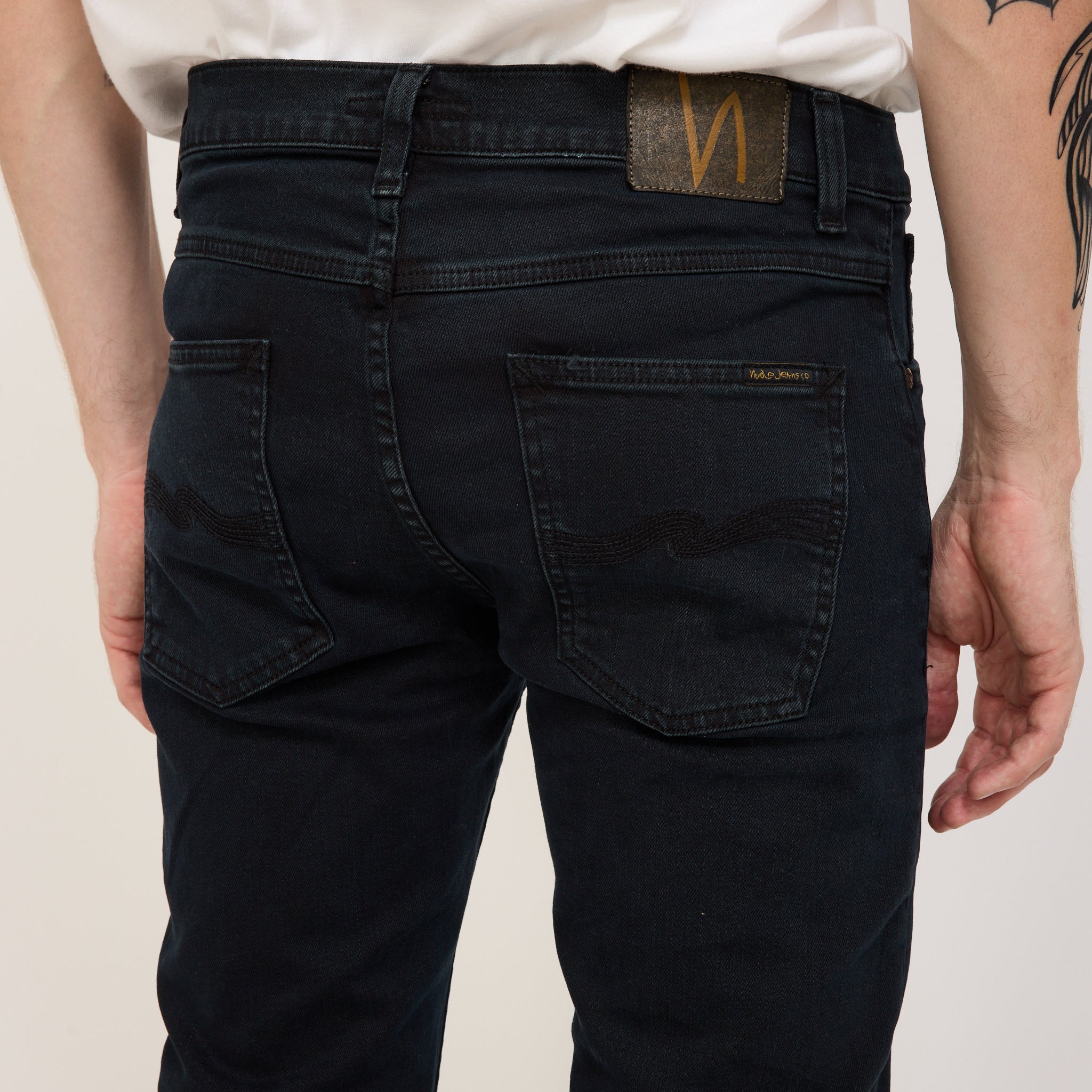 Nudie Jeans Co. | Lean Dean Black Skies | Maplestore