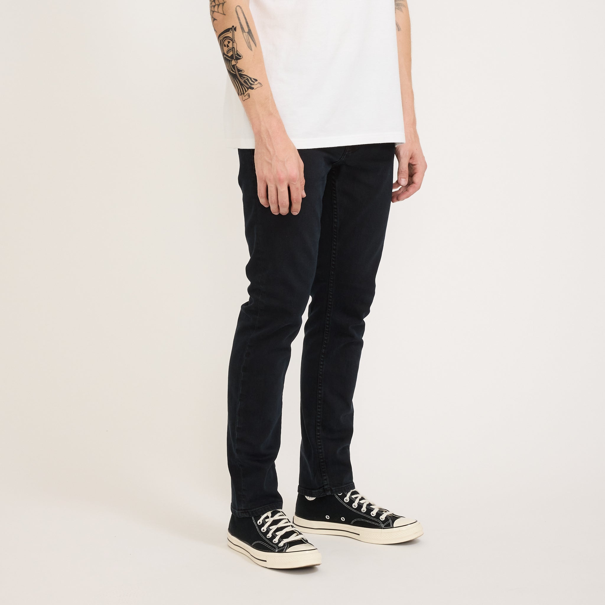 Nudie Jeans Co. | Lean Dean Black Skies | Maplestore
