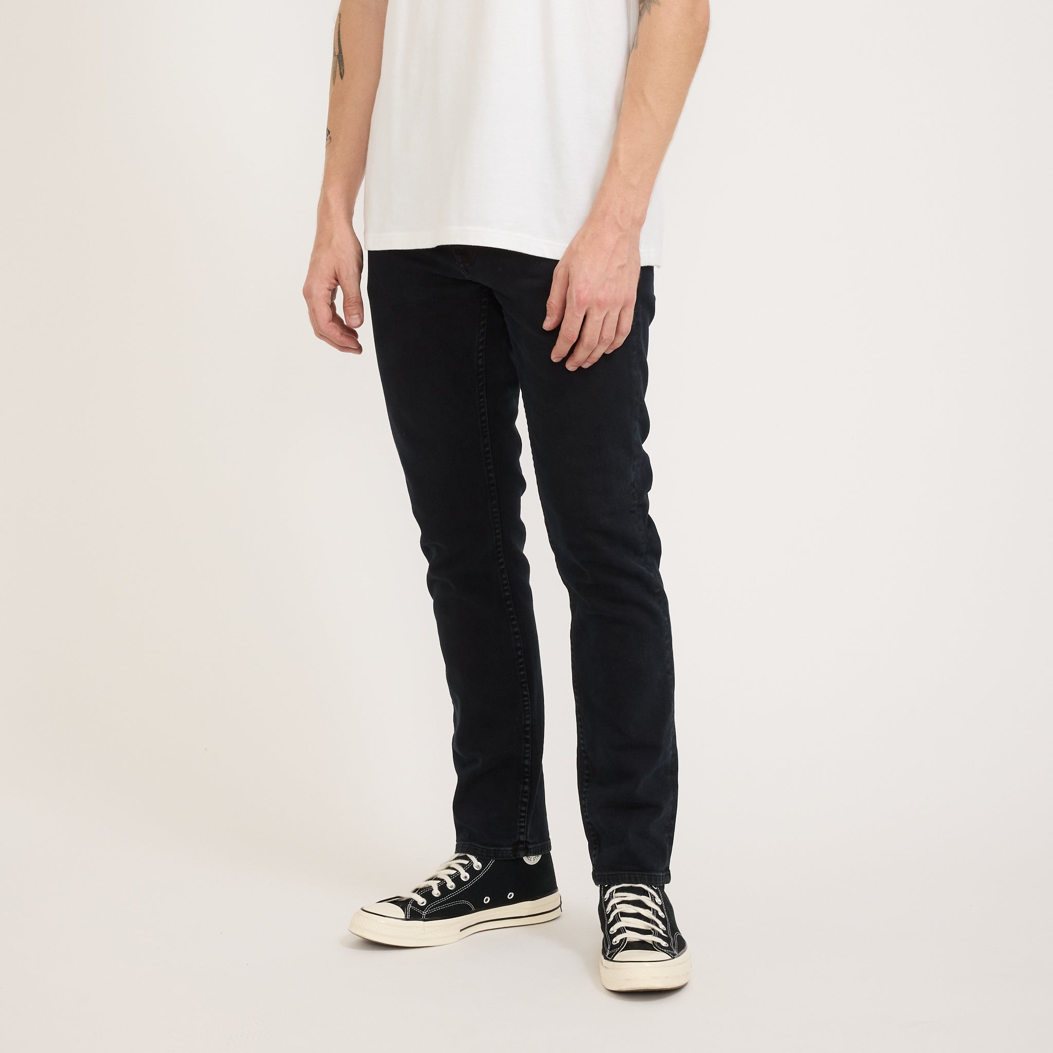 Nudie Jeans Co. | Lean Dean Black Skies | Maplestore