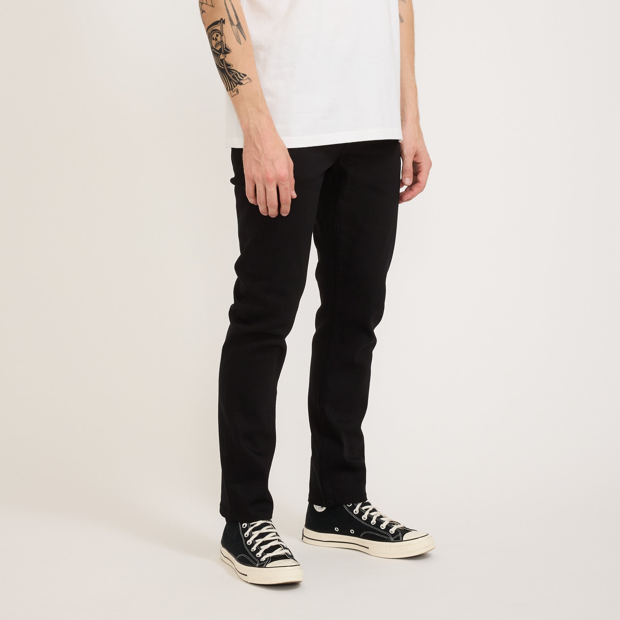 Nudie Jeans Co. | Lean Dean Dry Ever Black | Maplestore