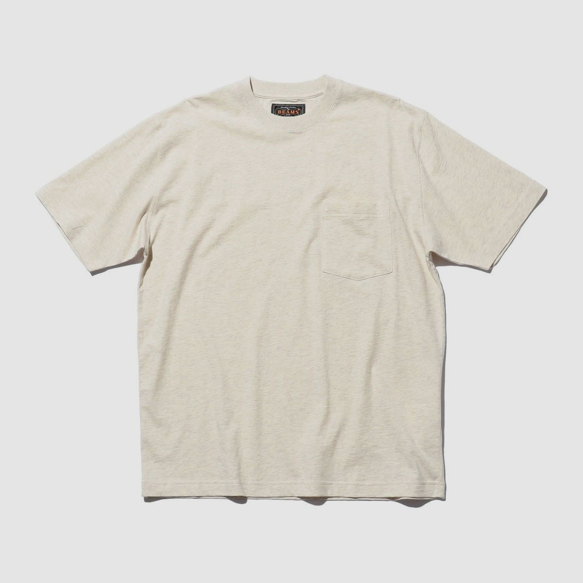 Pocket Tee Solid Oatmeal