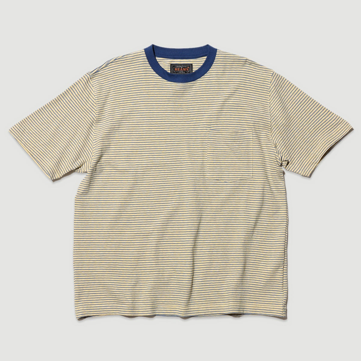 Pocket Tee Multi Stripe 3 Yellow