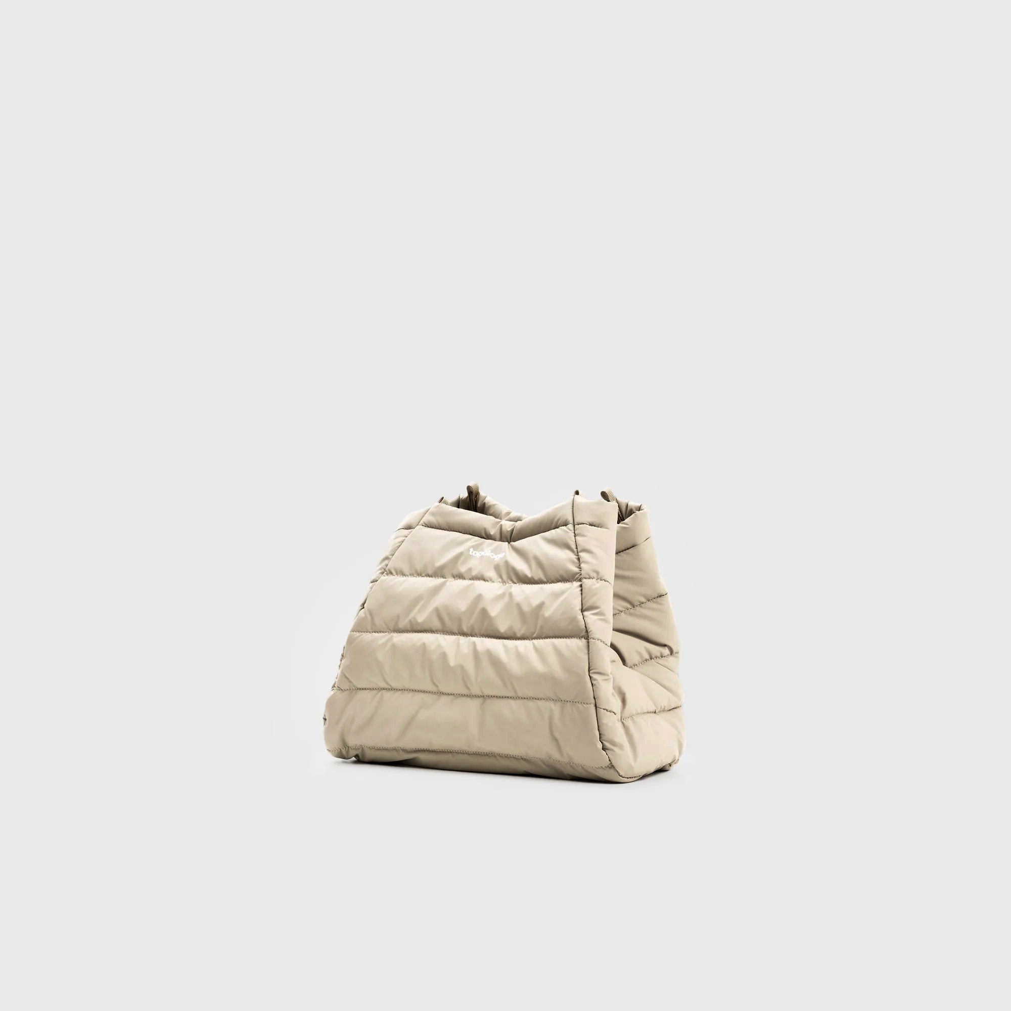 Topologie | Marche Tote Medium Taupe Puffer | Maplestore