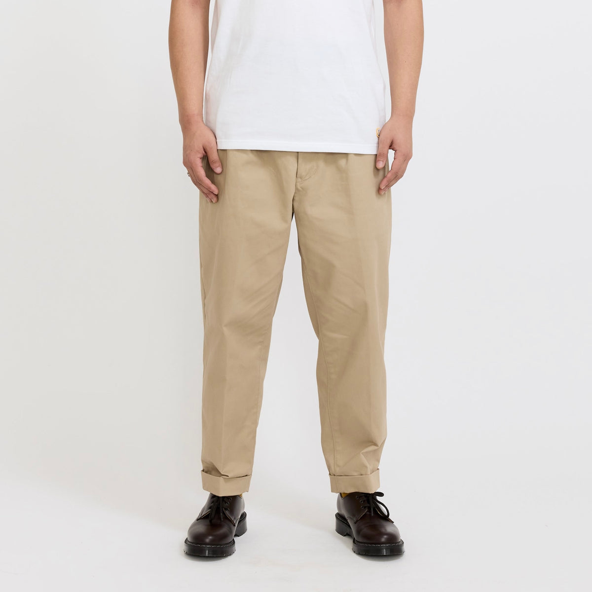 2 Pleats Twill Pant Khaki