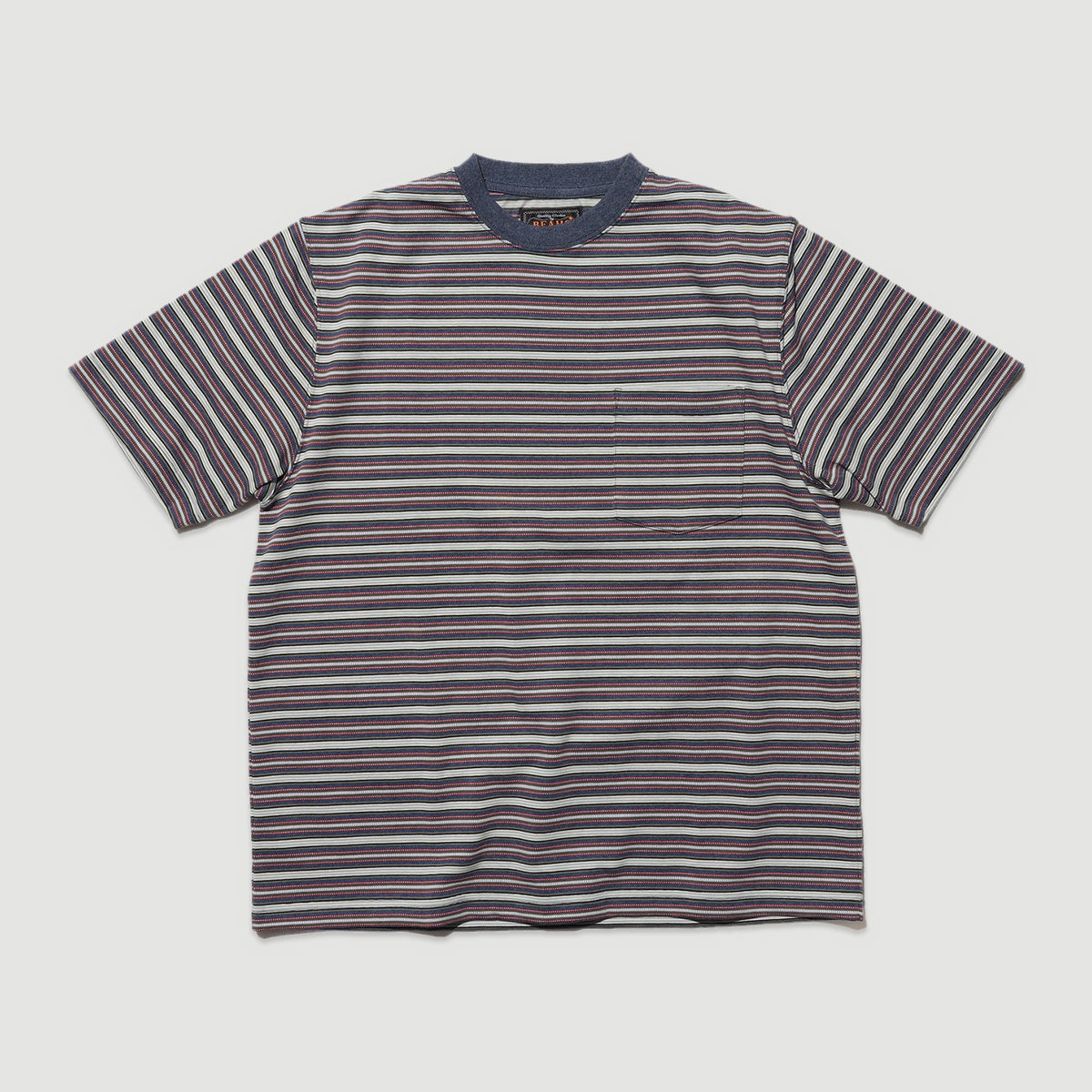Pocket Tee Multi Stripe 2 Blue