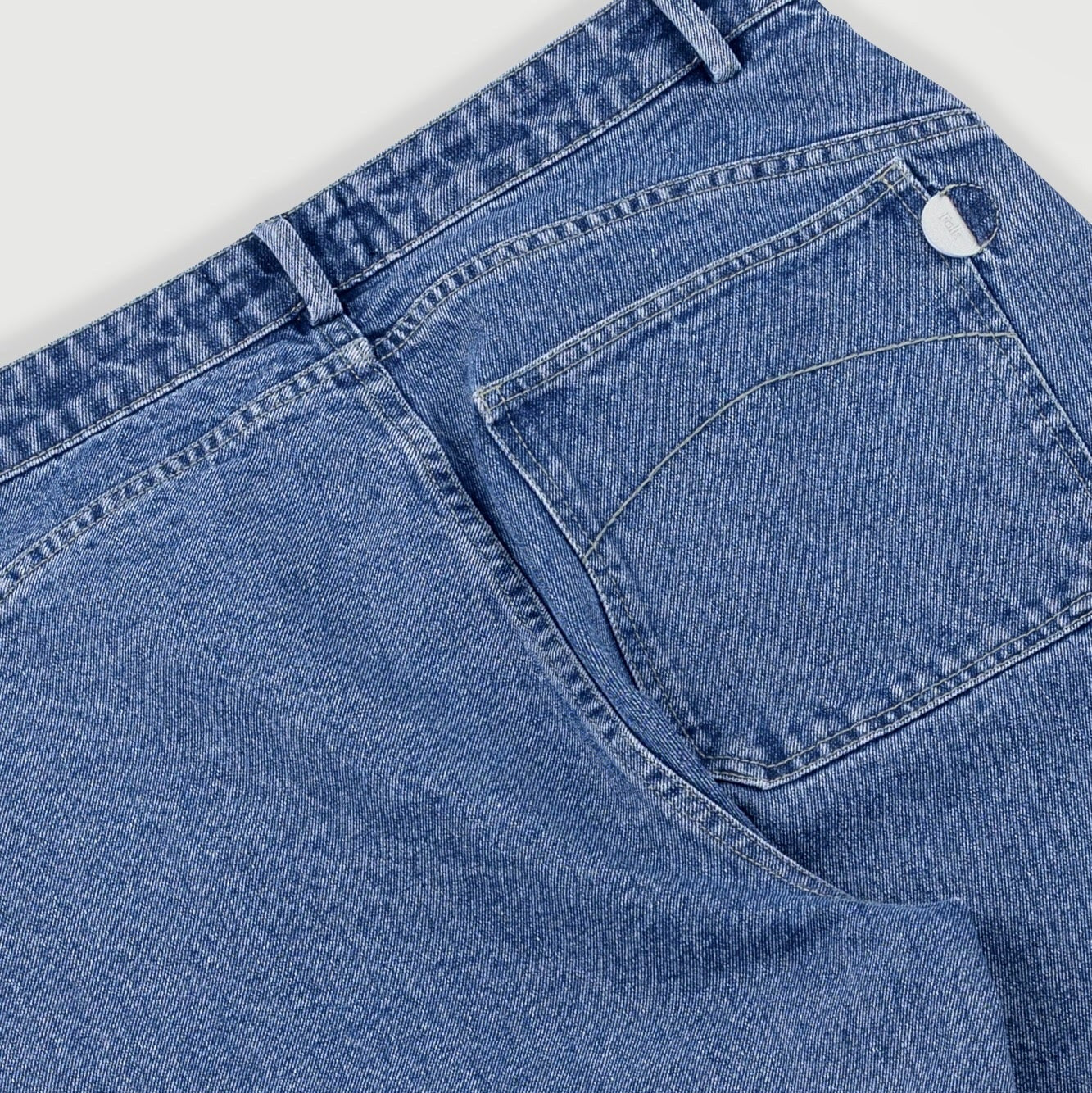 Folk | Barrel Leg Jean Light Wash Denim | Maplestore