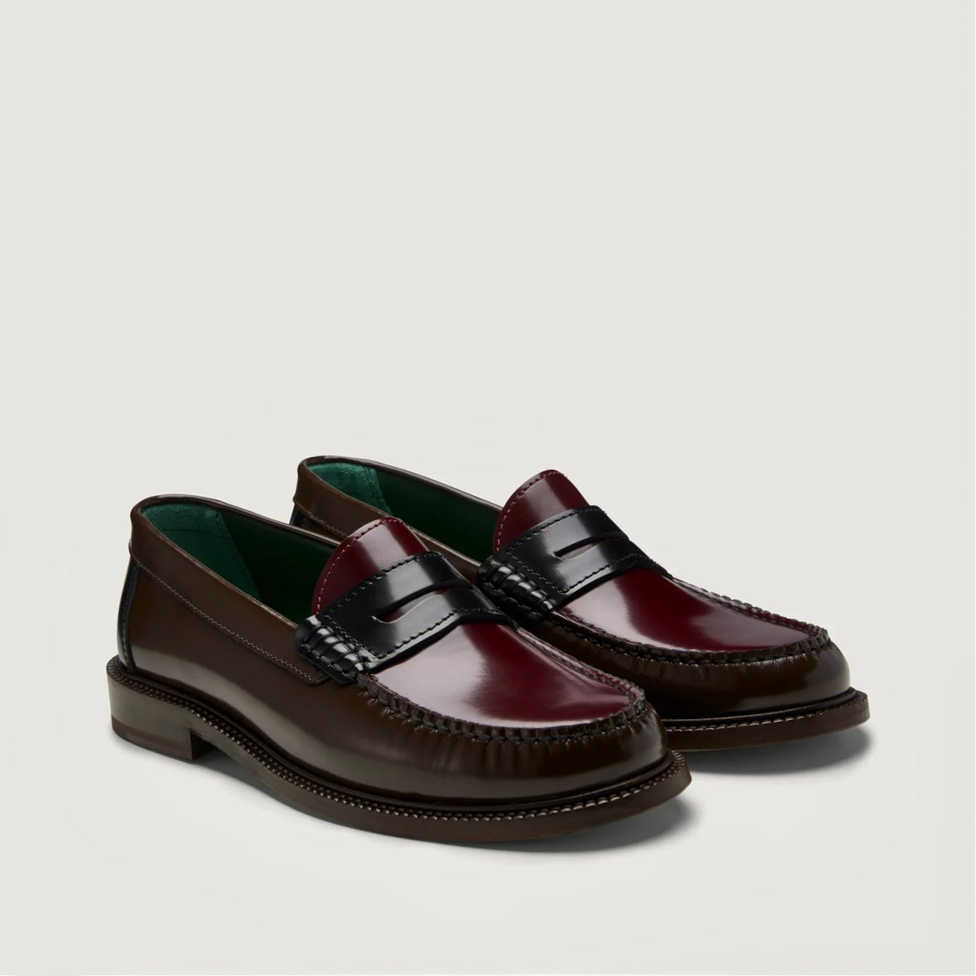 Yardee Mocassin Three Tone Loafer