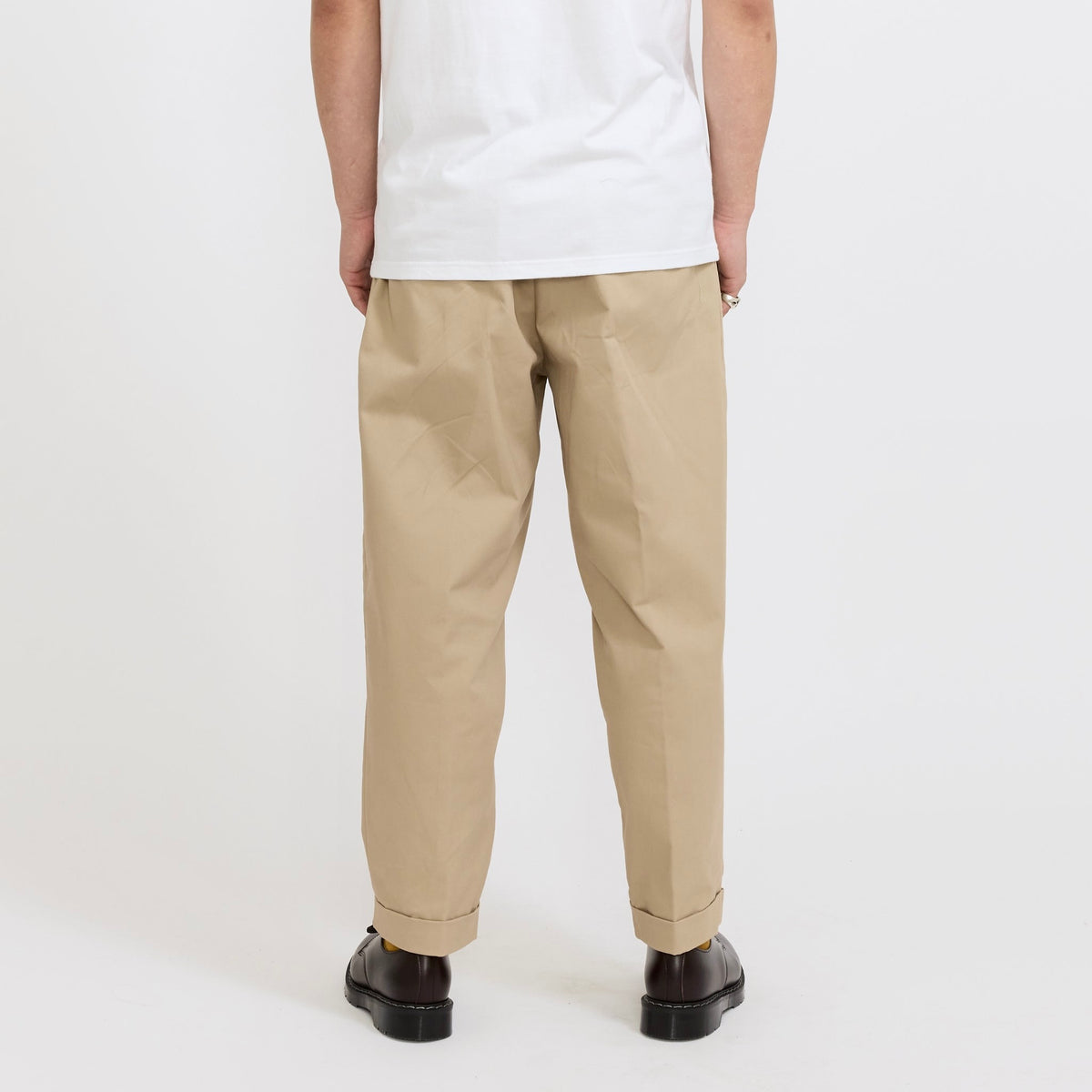 2 Pleats Twill Pant Khaki