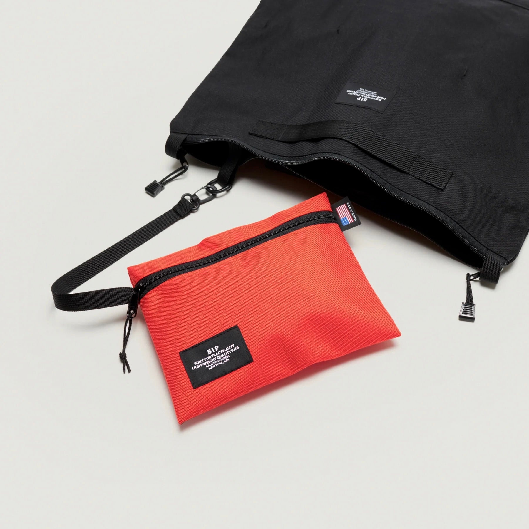 Zipper Backpack Black
