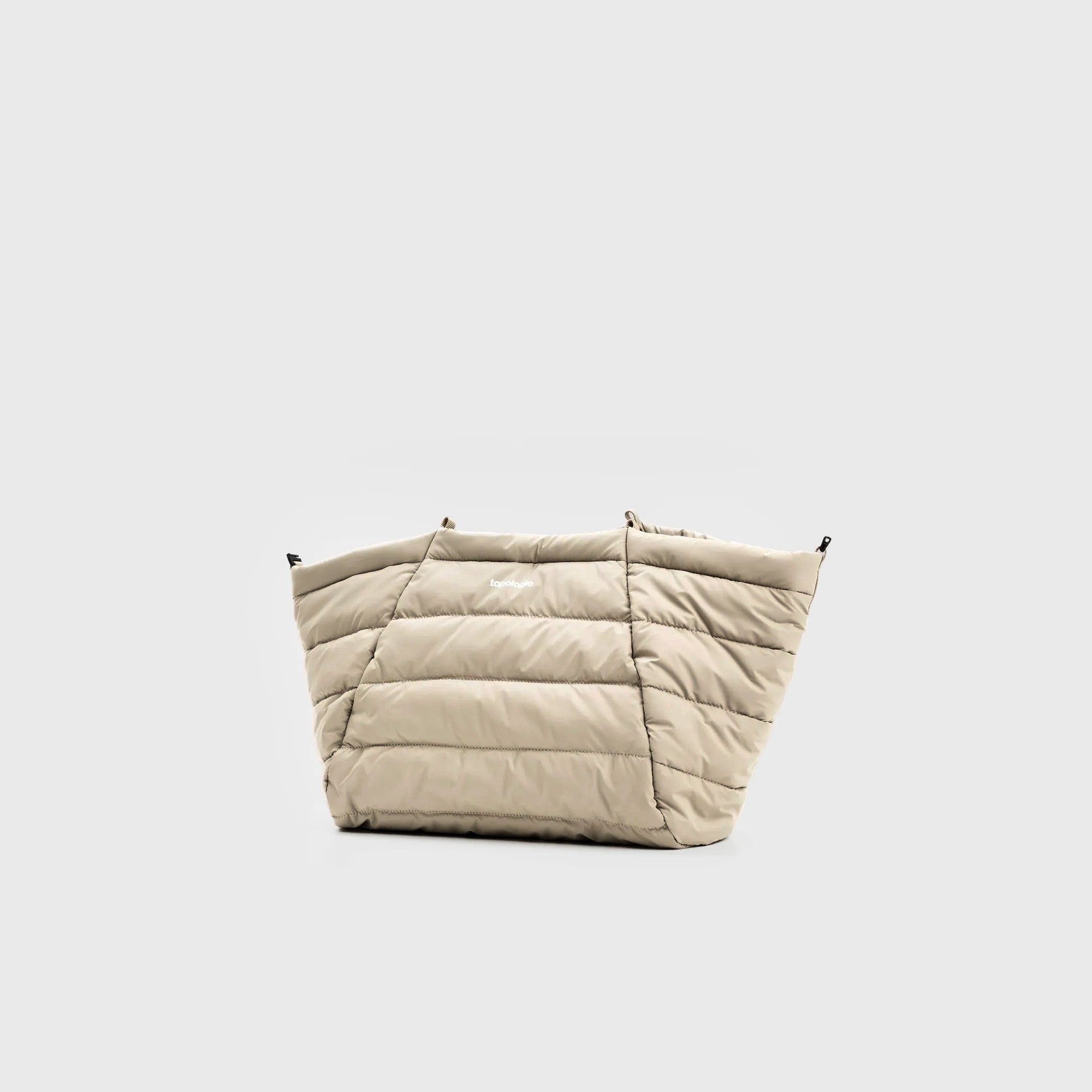 Topologie | Marche Tote Medium Taupe Puffer | Maplestore
