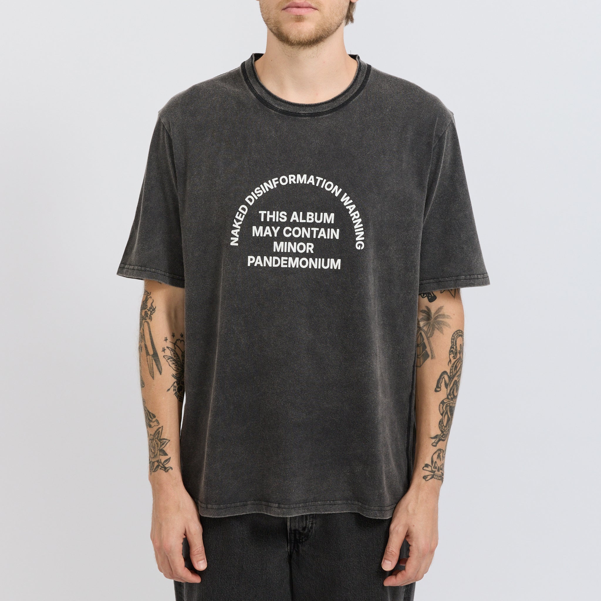 ACMH By Magic Castles | Naked Disinformation SS Tee Vintage Black | Maplestore