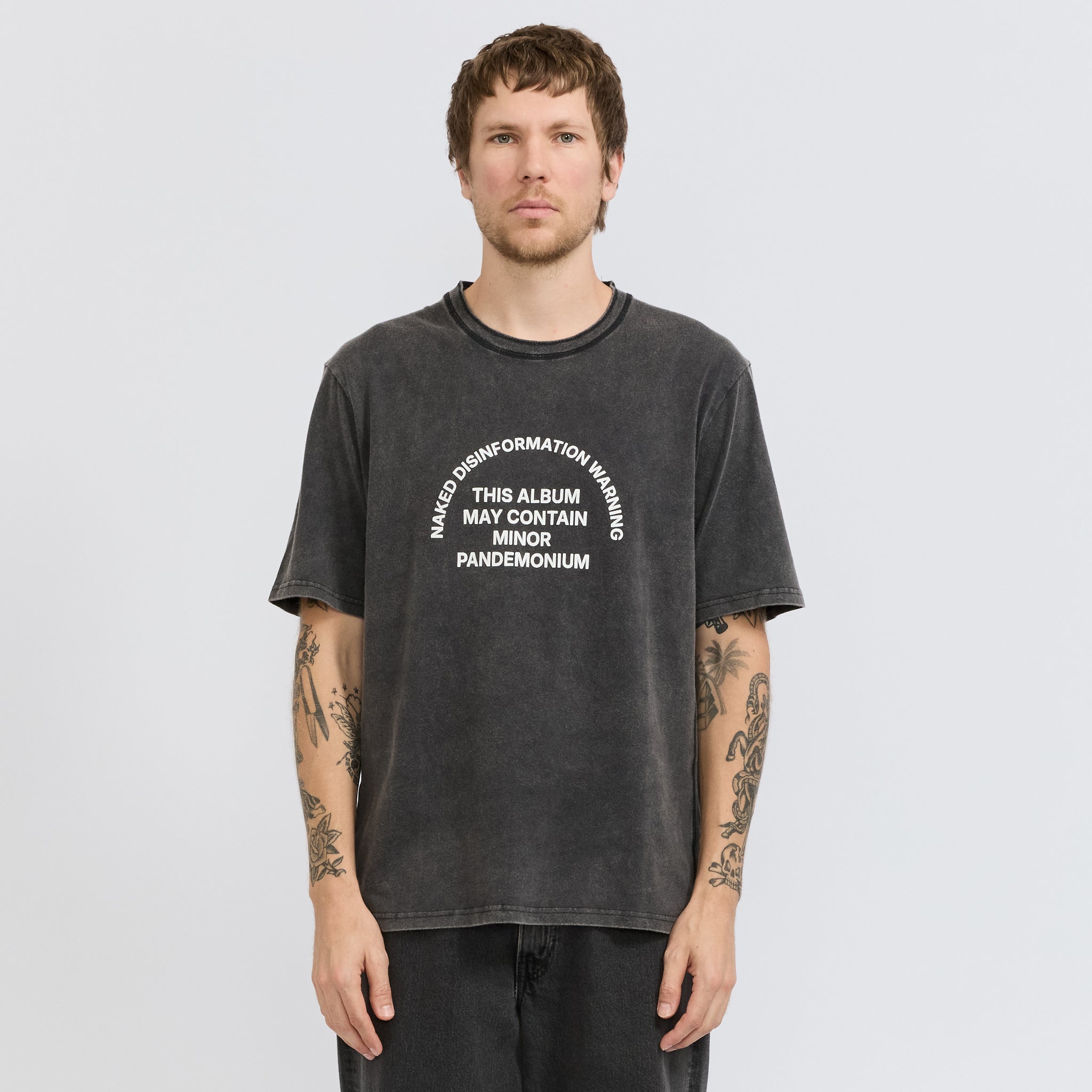 ACMH By Magic Castles | Naked Disinformation SS Tee Vintage Black | Maplestore