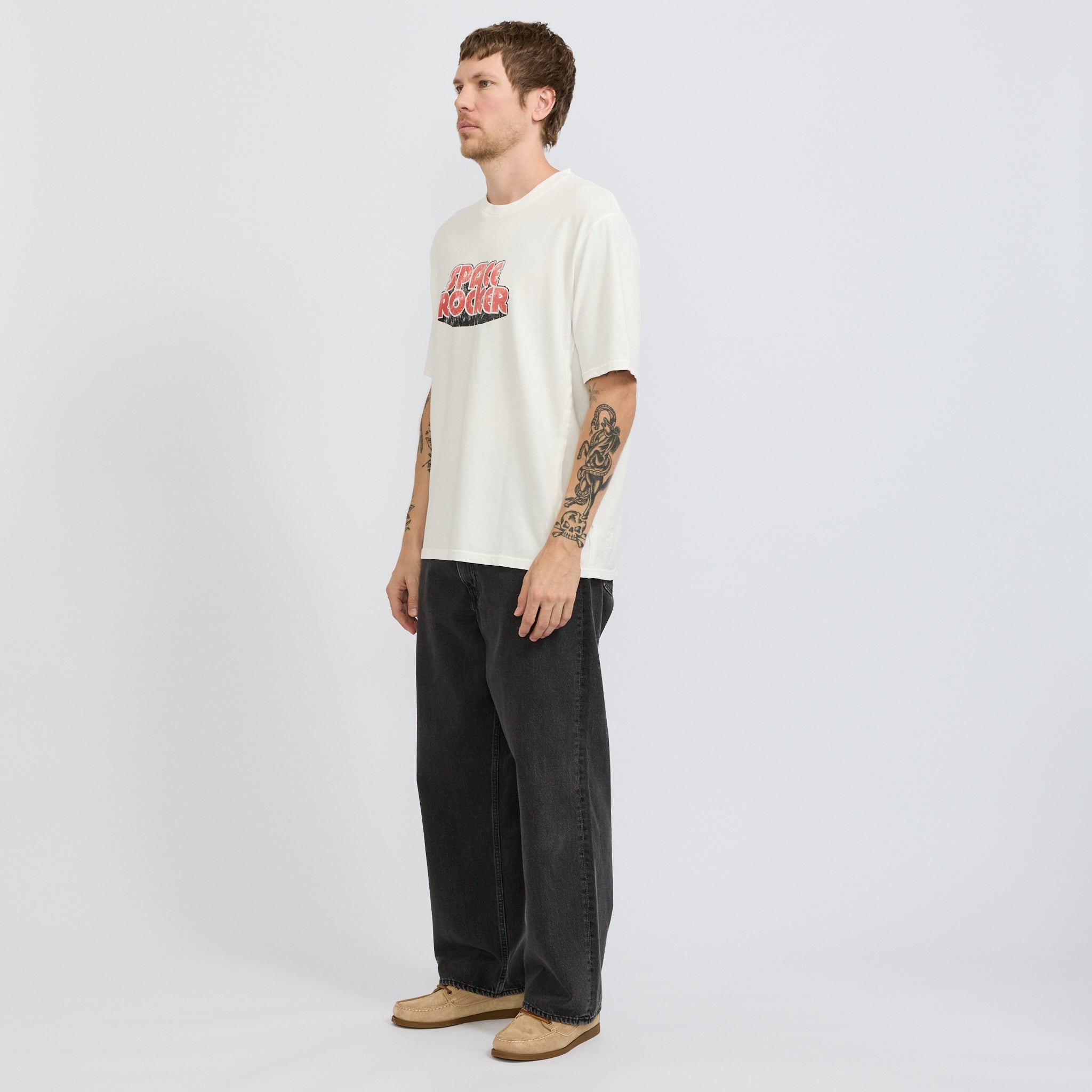Space Rocker SS Tee Off White