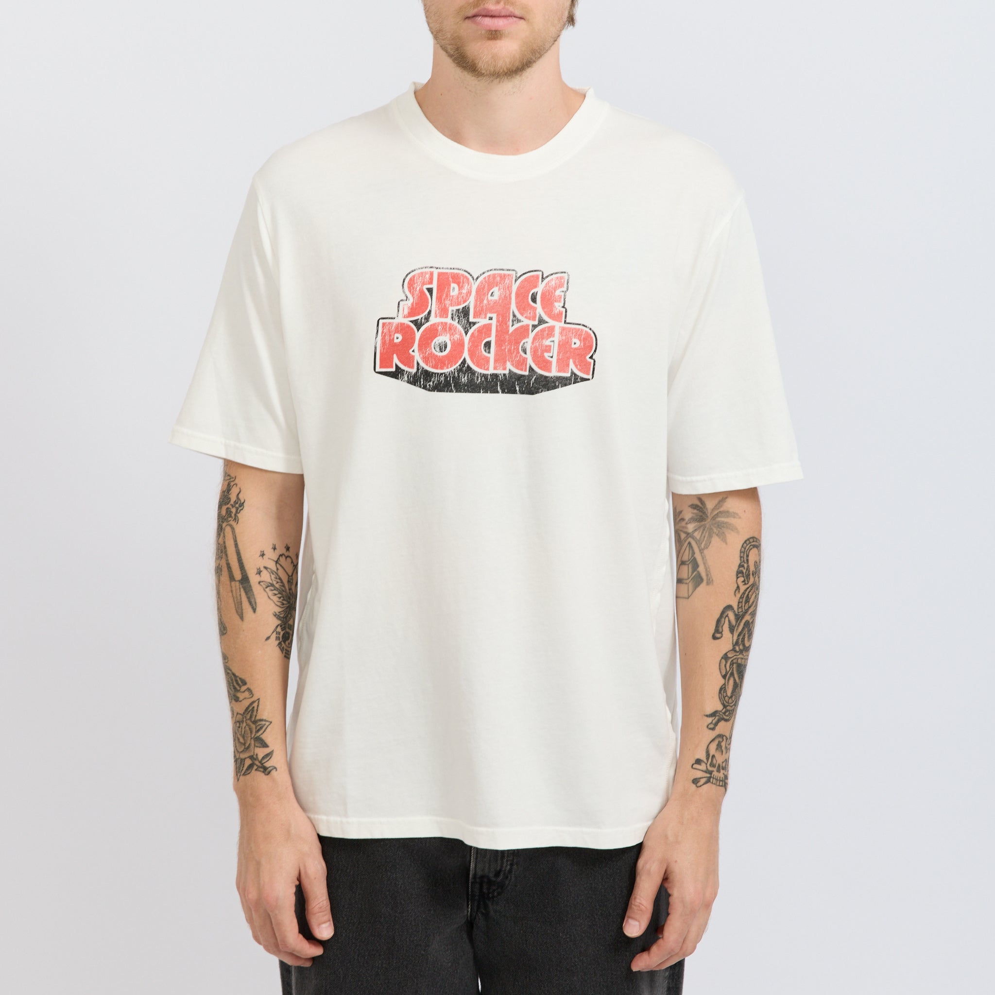 Space Rocker SS Tee Off White