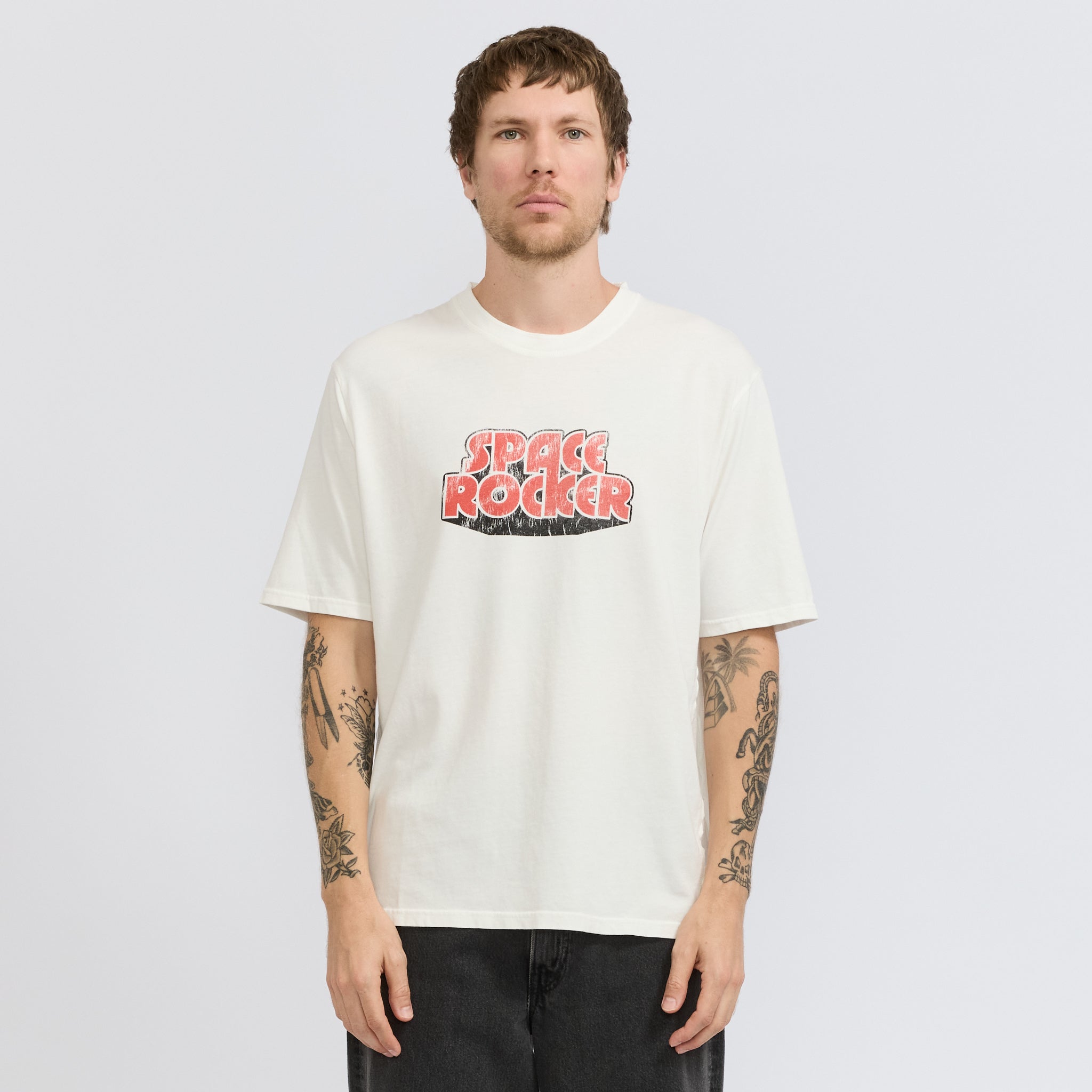 Space Rocker SS Tee Off White