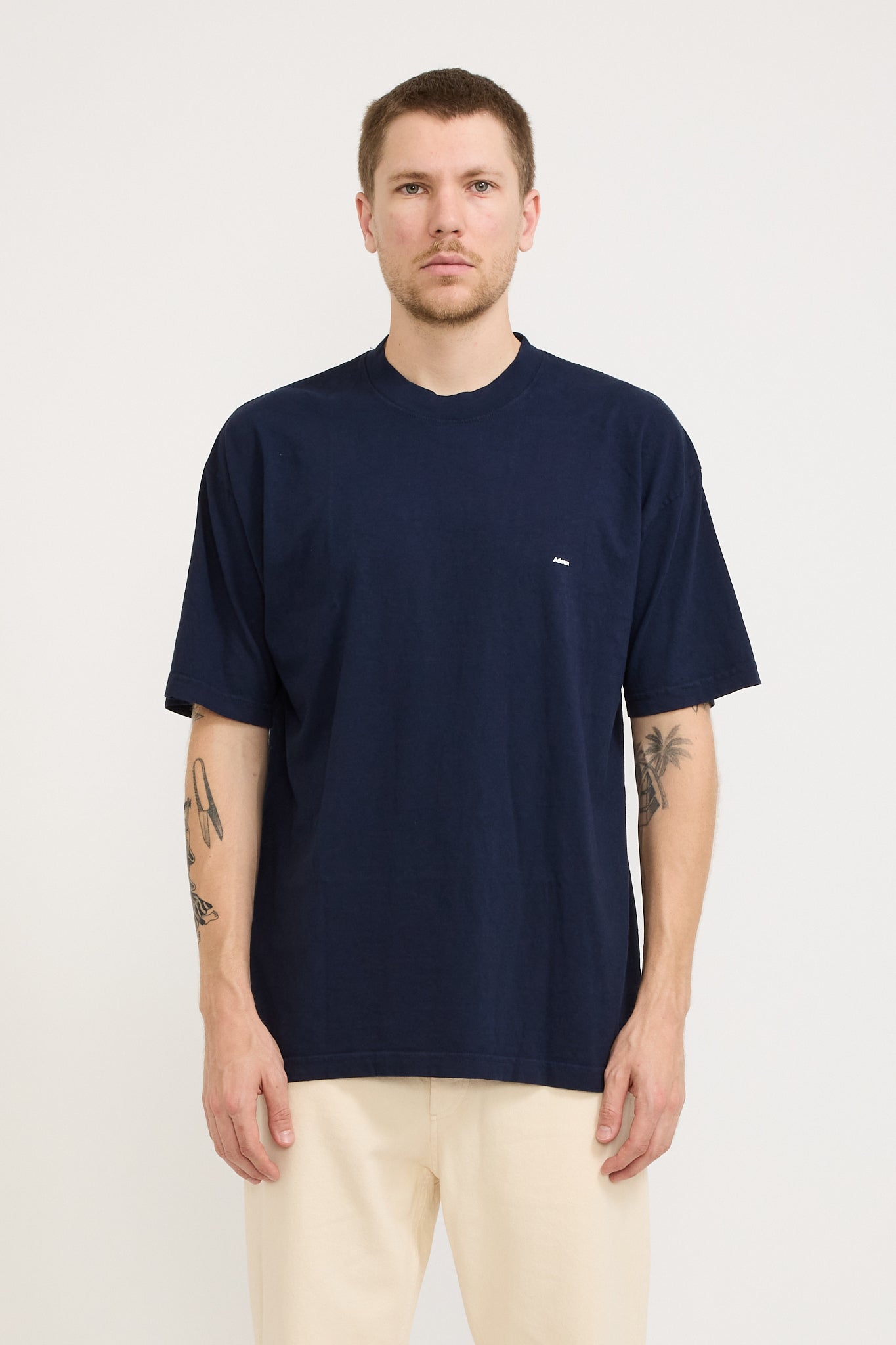 Adsum | Core Logo Tee Navy | Maplestore