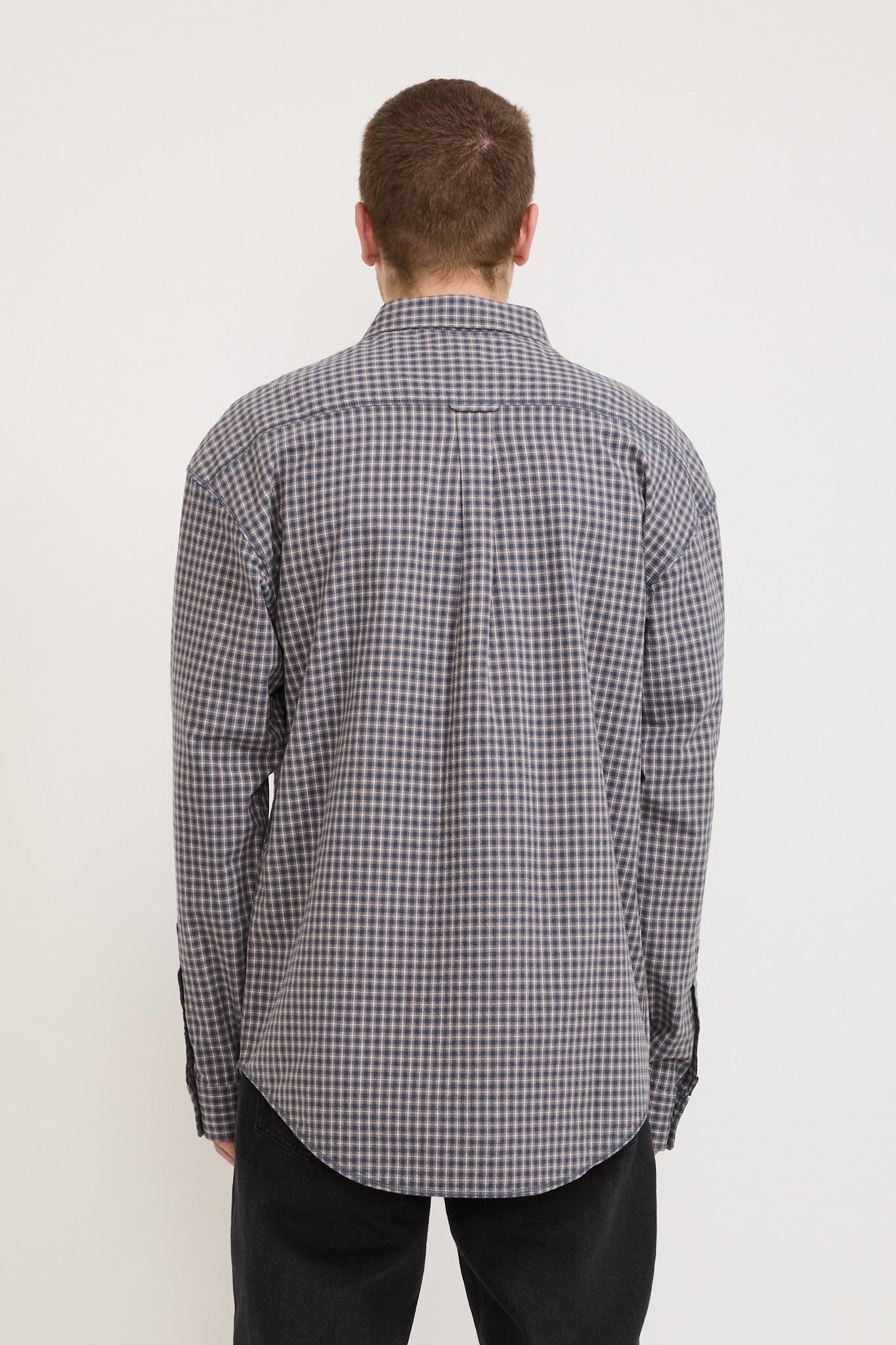 Adsum | Seam Shirt Blue Check | Maplestore