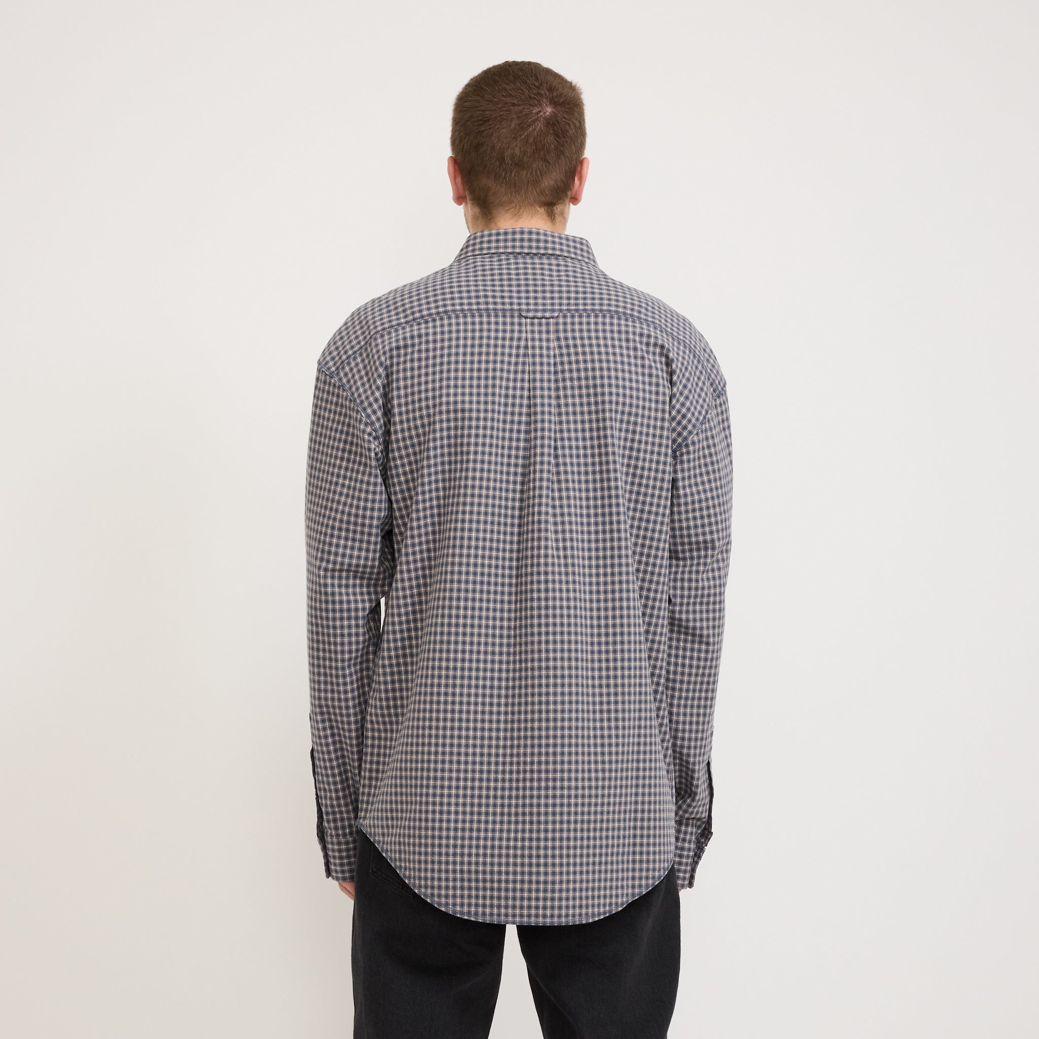 Adsum | Seam Shirt Blue Check | Maplestore