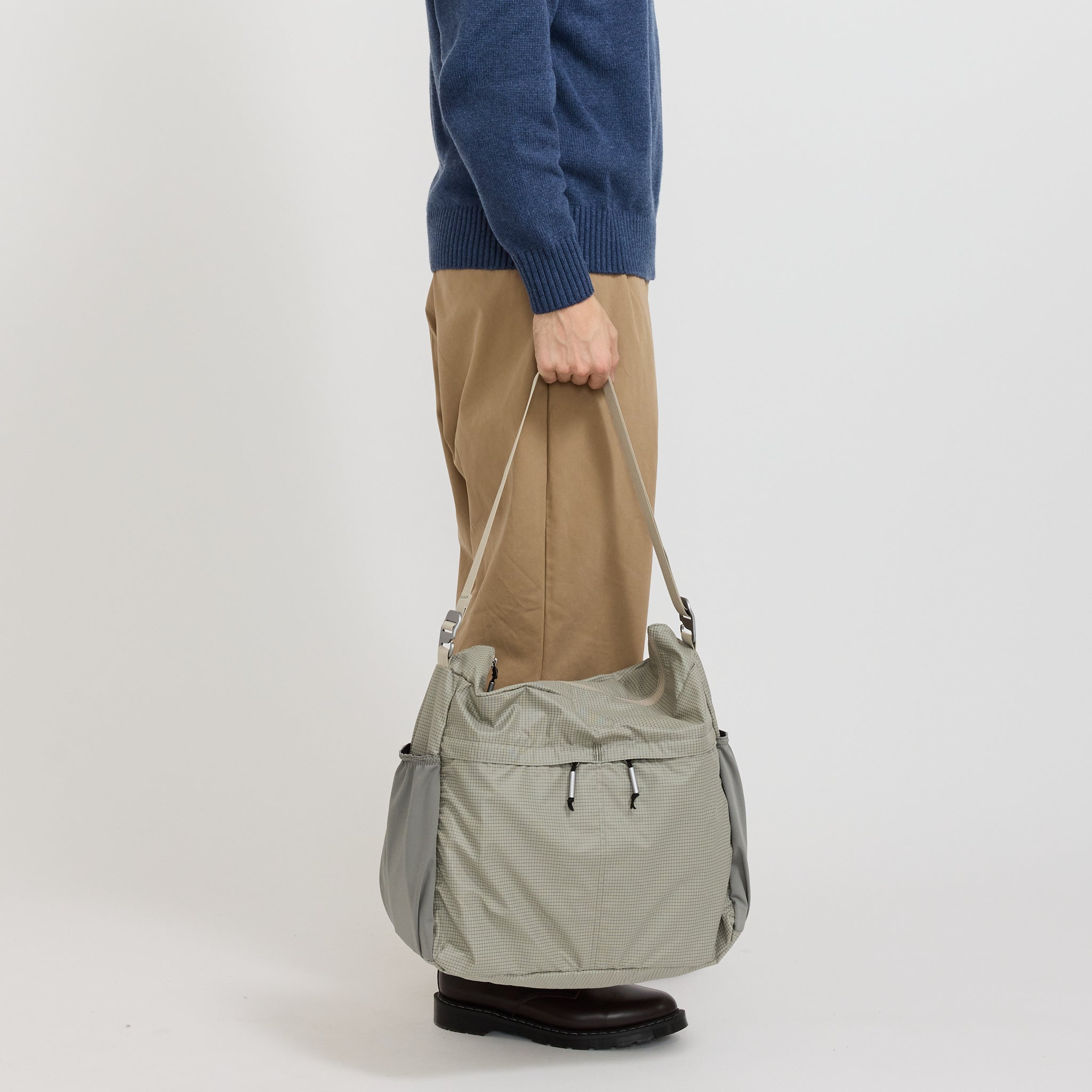 XL Zip Tote Grey