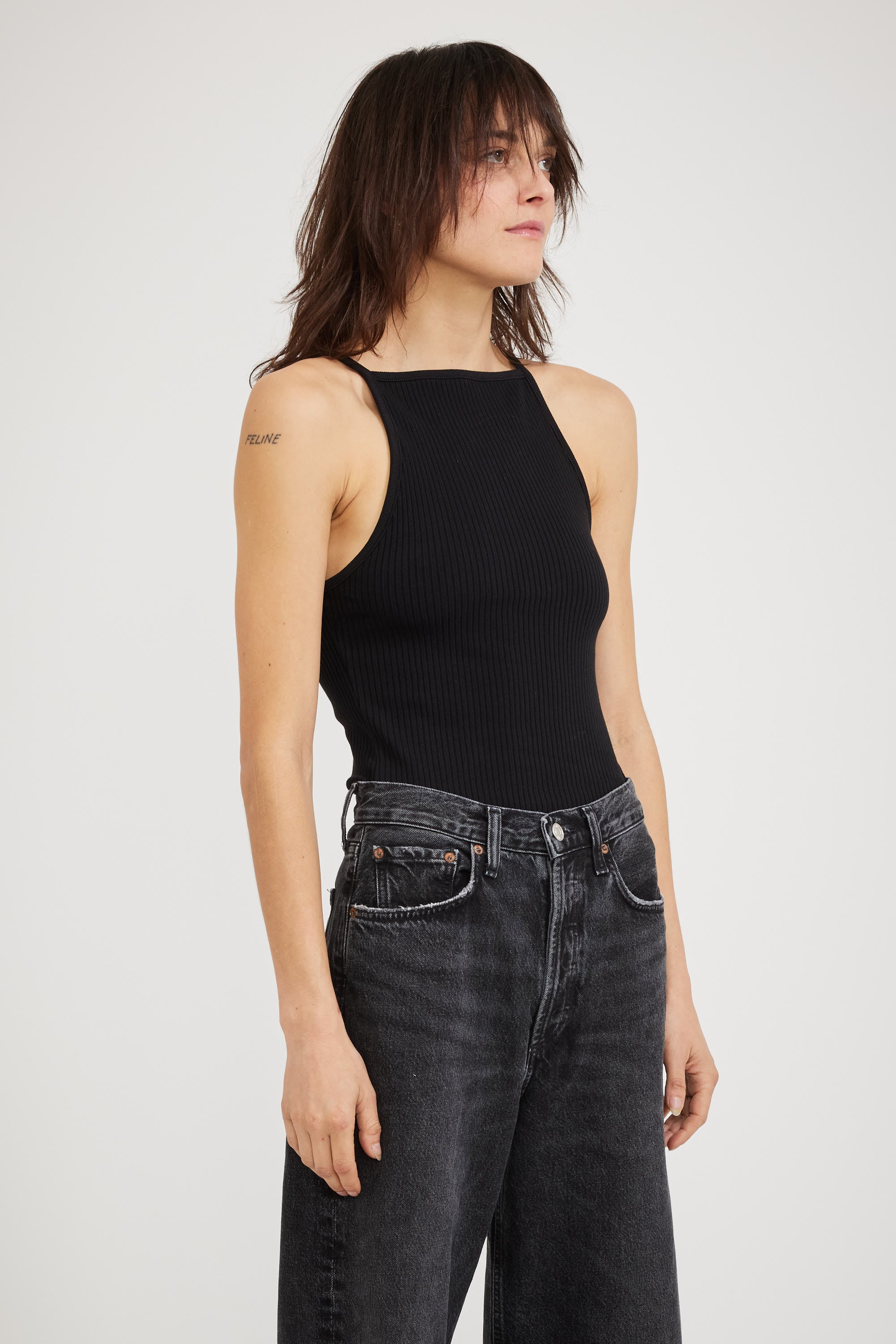 Agolde | Mina Tank Black | Maplestore