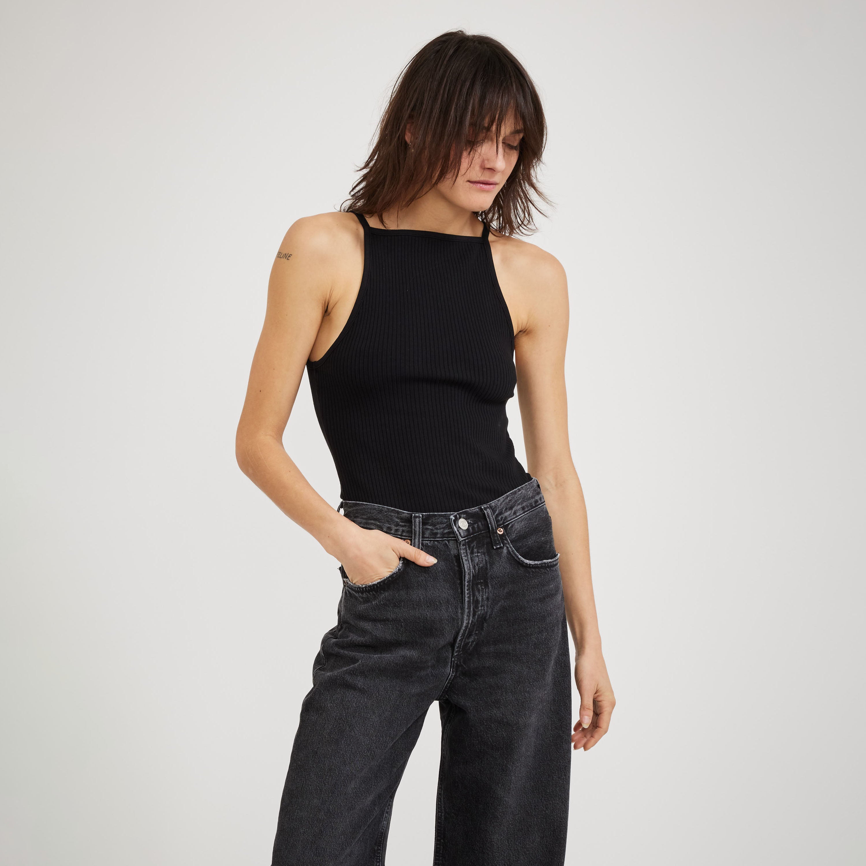 Mina Tank Black