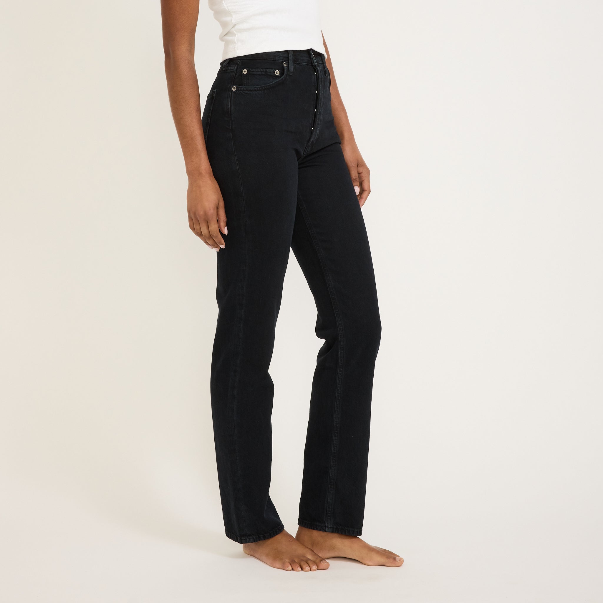 Agolde | 90's Pinch Waist High Rise Straight Crushed | Maplestore