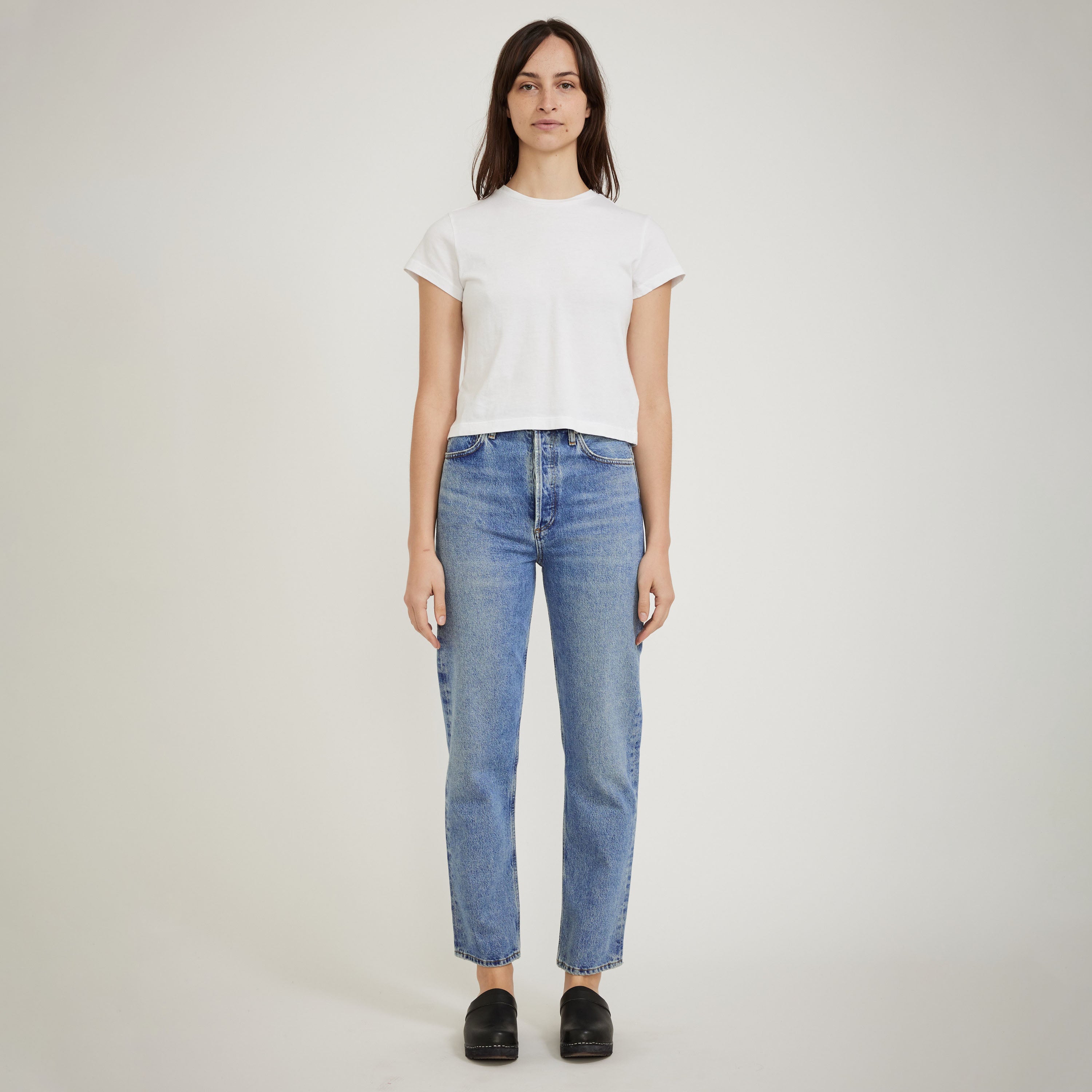 Adine Shrunken Tee White