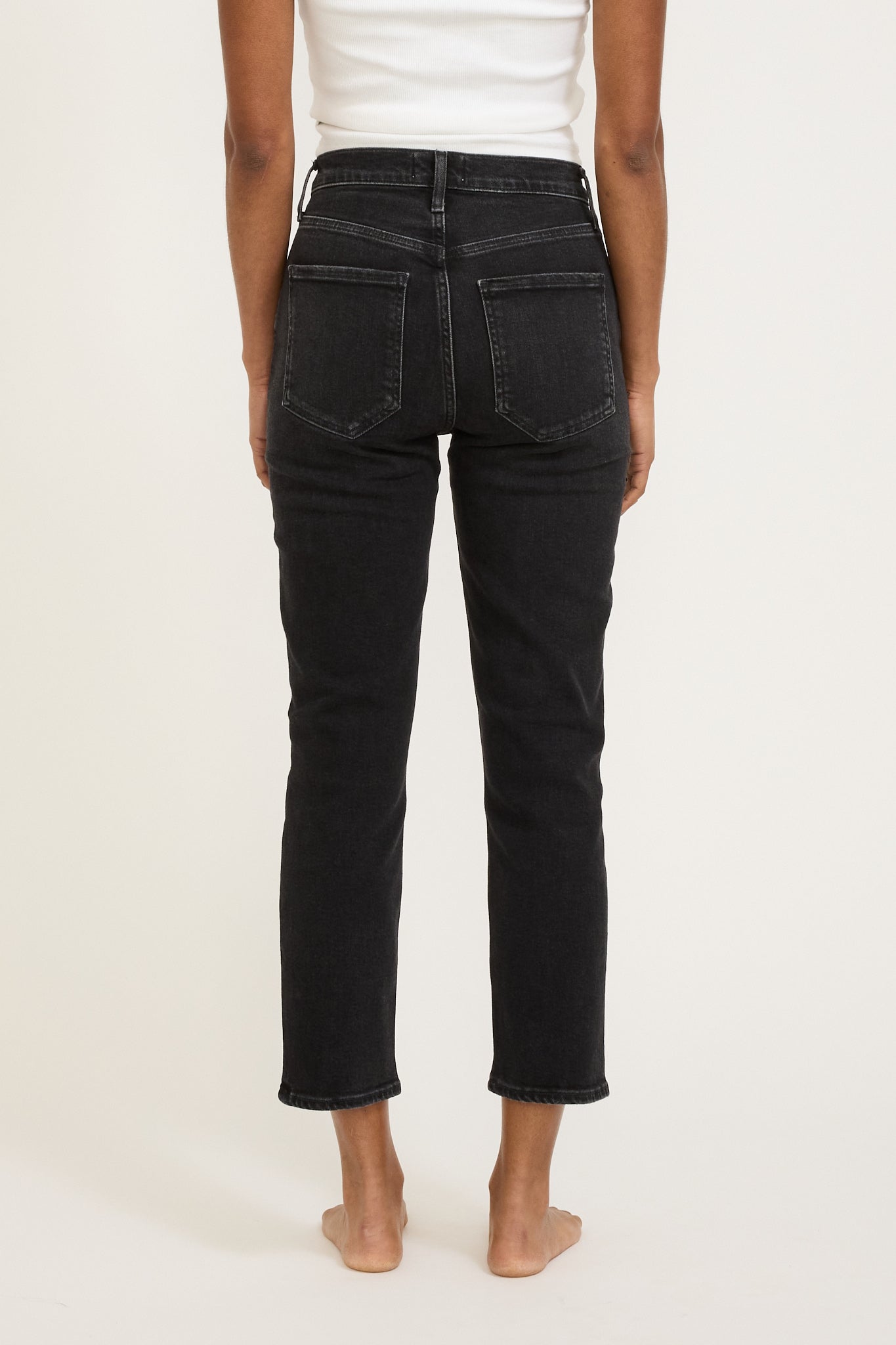 Agolde | Riley Crop High Rise Straight Panoramic | Maplestore