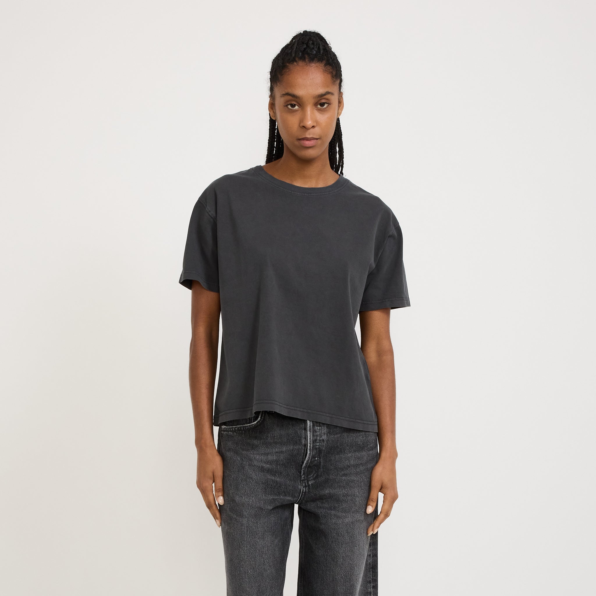 American Vintage | Fizvalley Tee Vintage Carbon | Maplestore