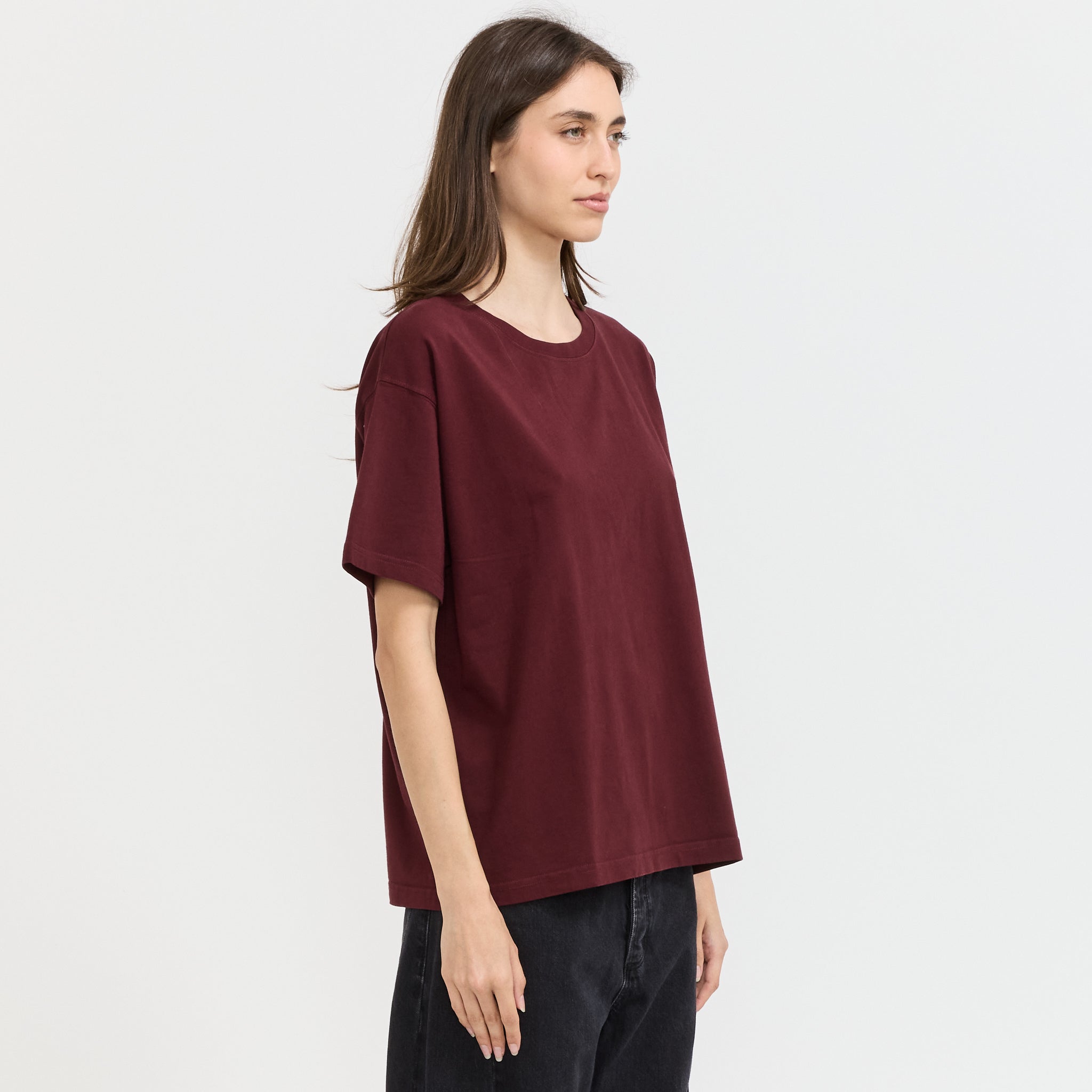 Fizvalley T-Shirt Vintage Burgundy