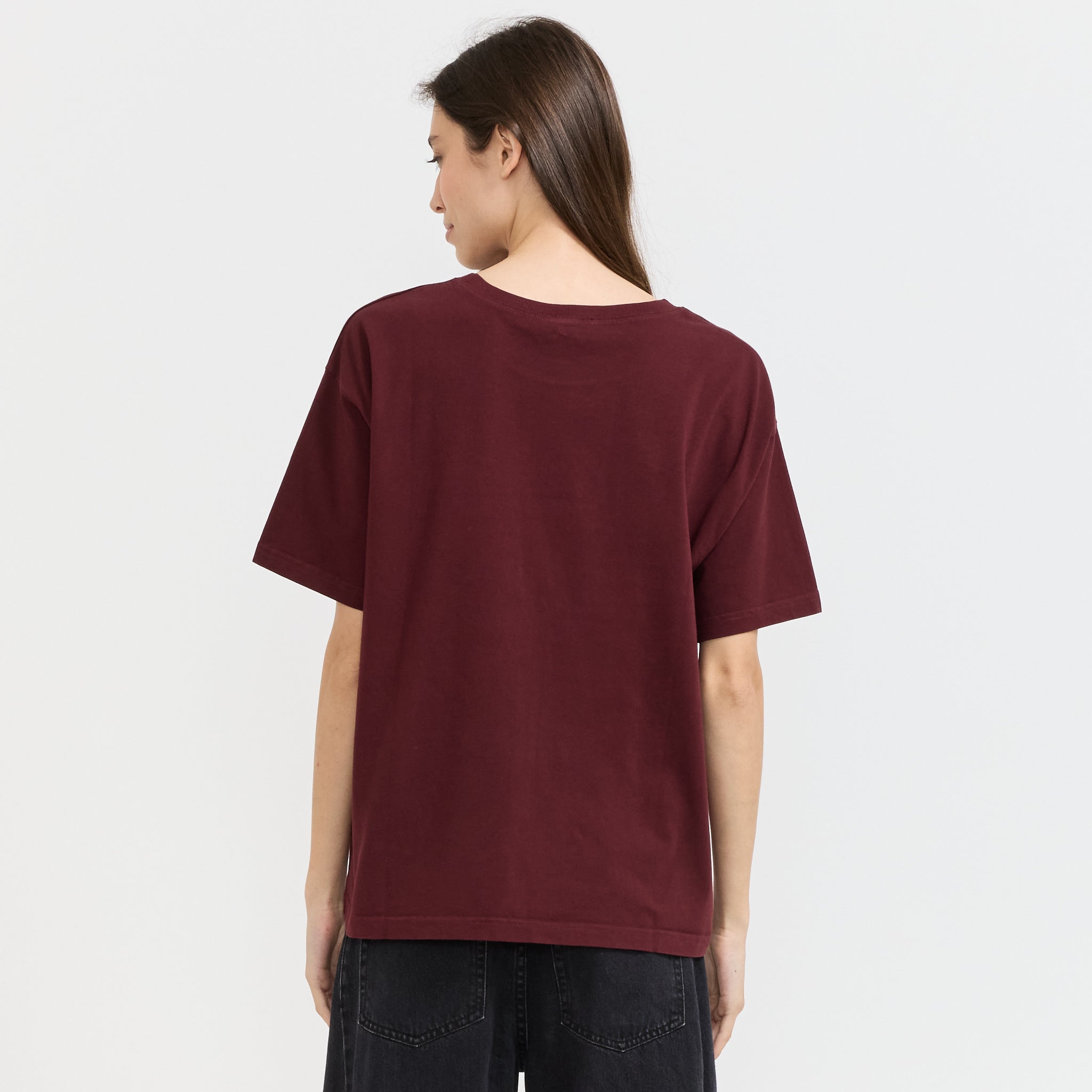 Fizvalley T-Shirt Vintage Burgundy