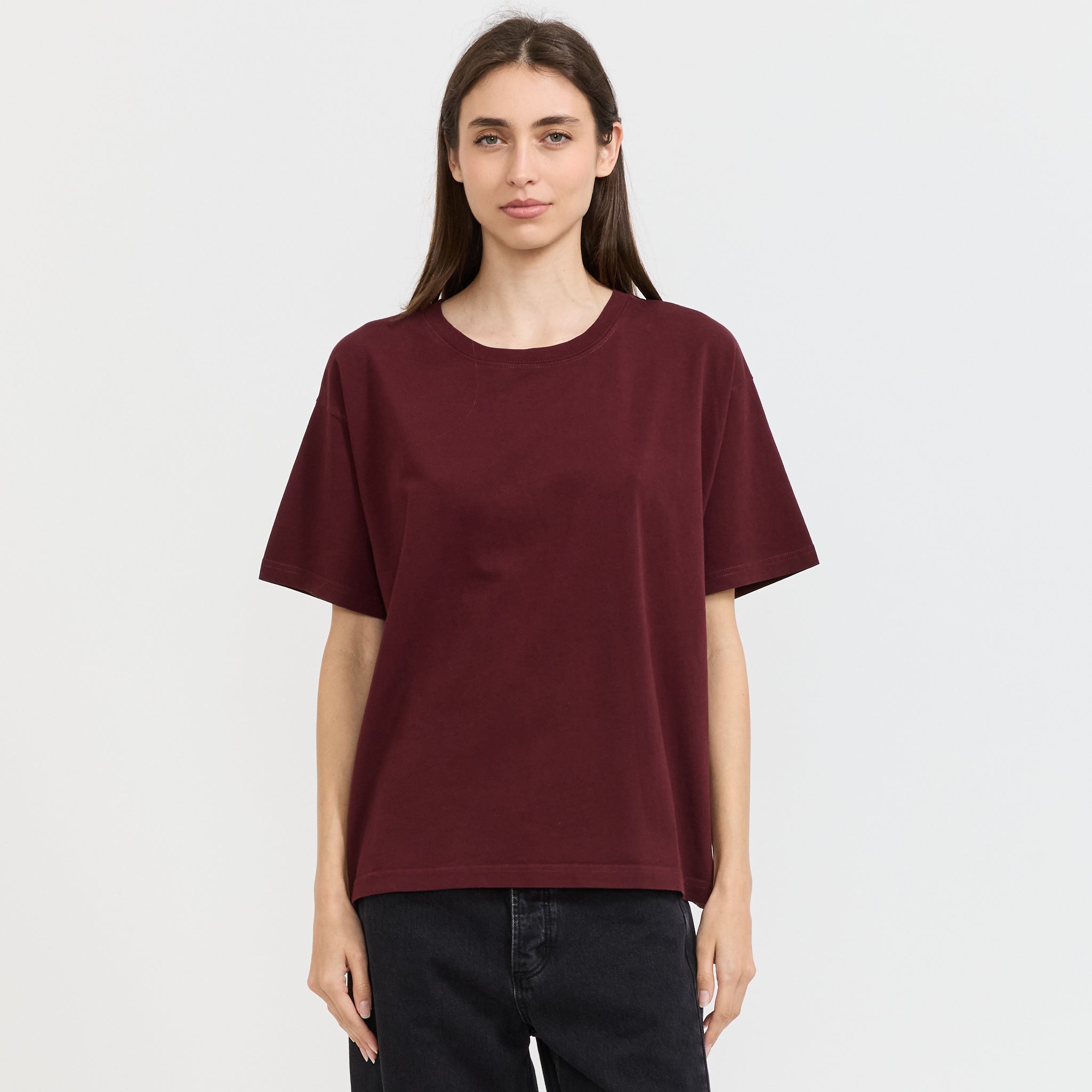 Fizvalley T-Shirt Vintage Burgundy