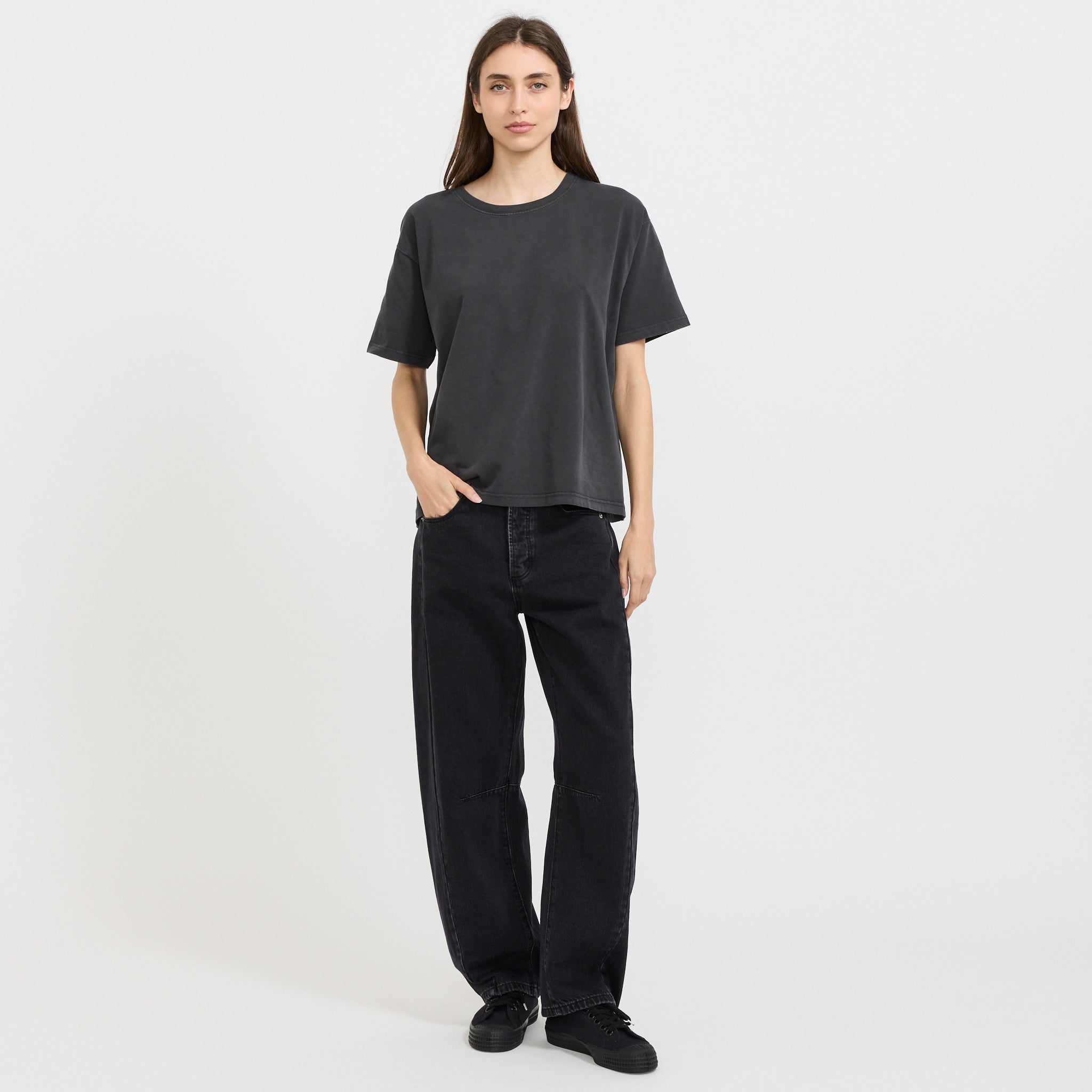 Fizvalley T-Shirt Vintage Carbon