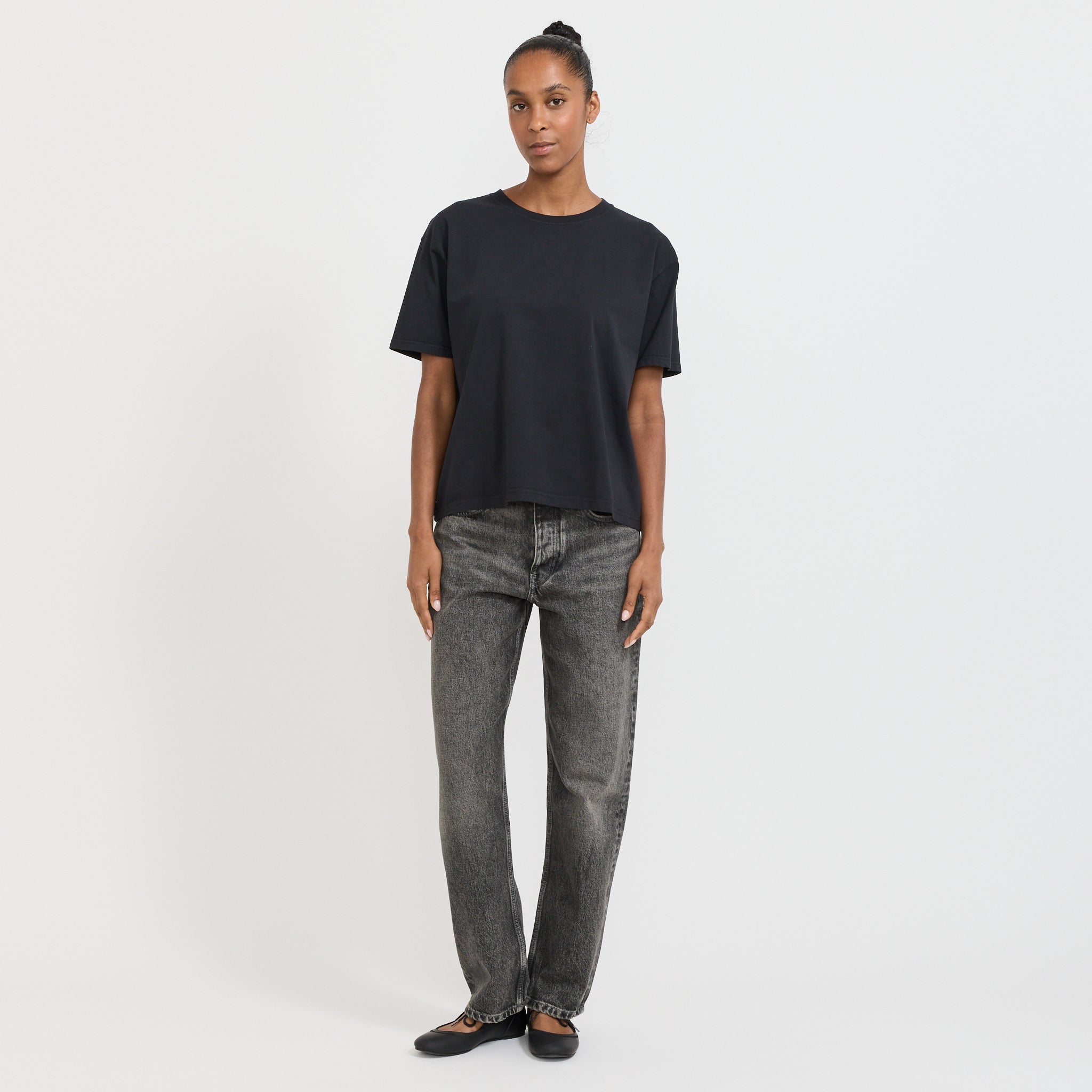 American Vintage | Fizvalley T-Shirt Vintage Black | Maplestore