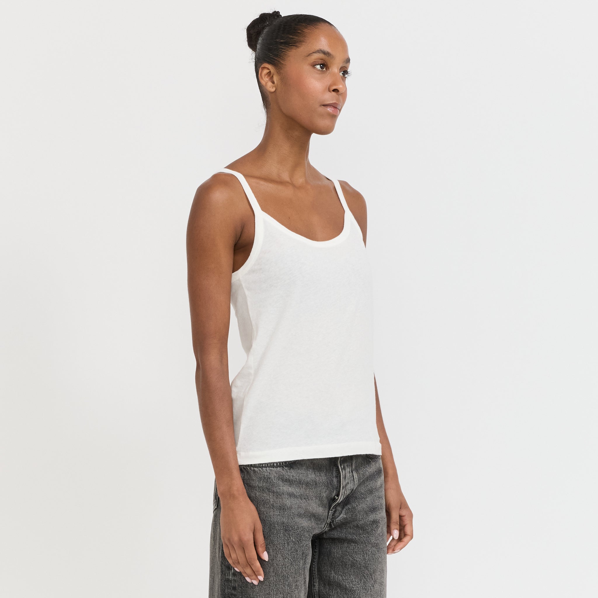 American Vintage | Gamipy Tank Top White | Maplestore