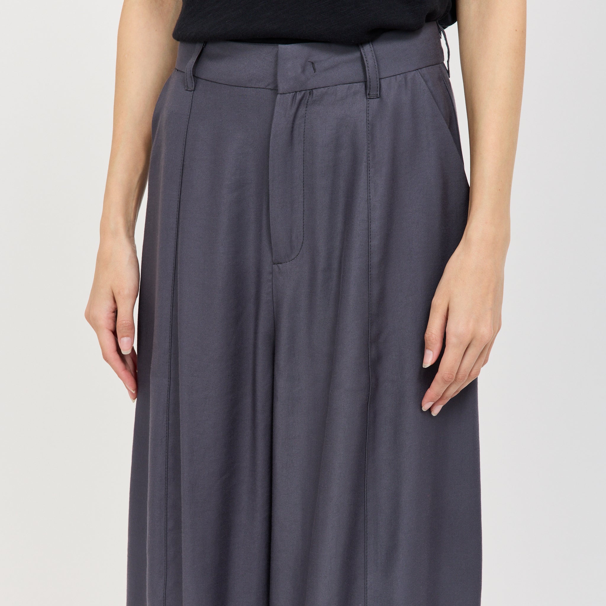 Lanow High Waist Balloon Pants Foggy
